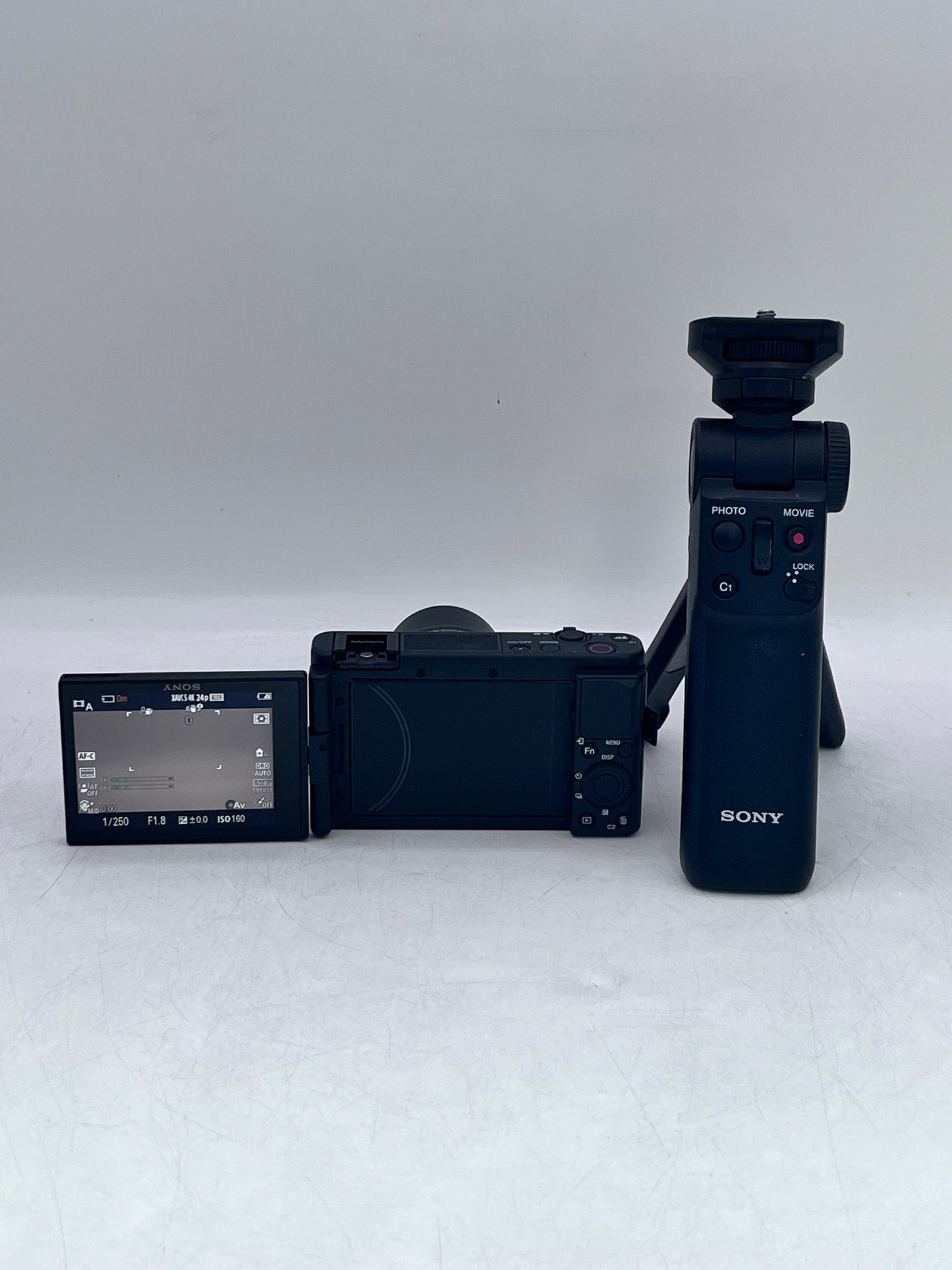 Sony ZV-1 Compact Digital Camera Tripod Included - Black