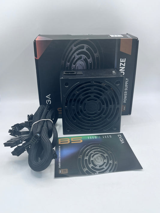 EVGA 650 B5 Power Supply 650W 80 Plus Bronze Certified Black
