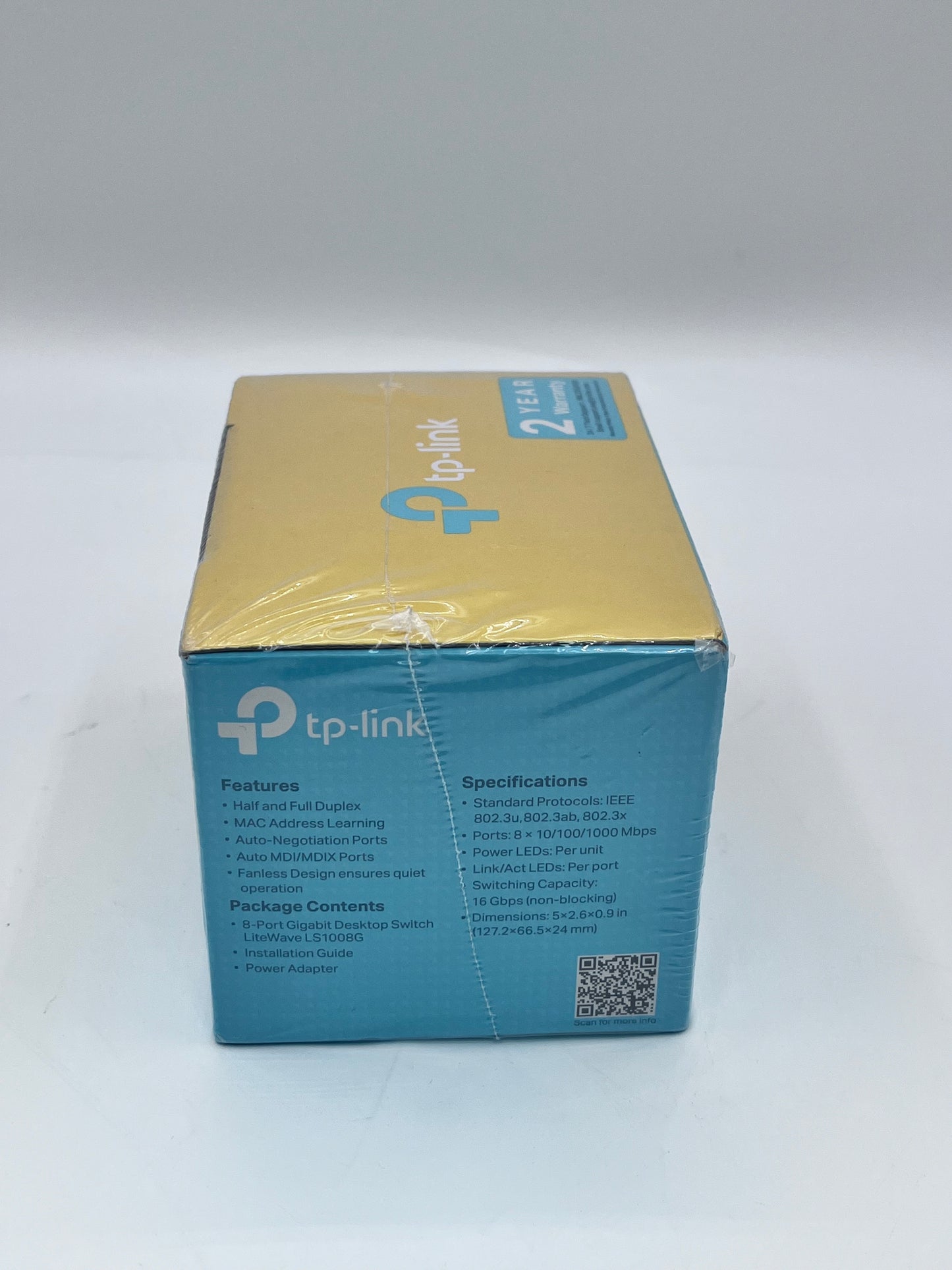 TP-Link LS1008G 8-Port Gigabit Switch Networking Device - Black