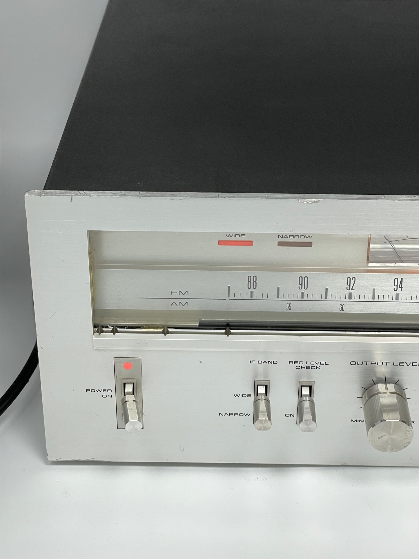 VINTAGE PIONEER TX-8500 II STEREO TUNER SILVER FACED Tested READ
