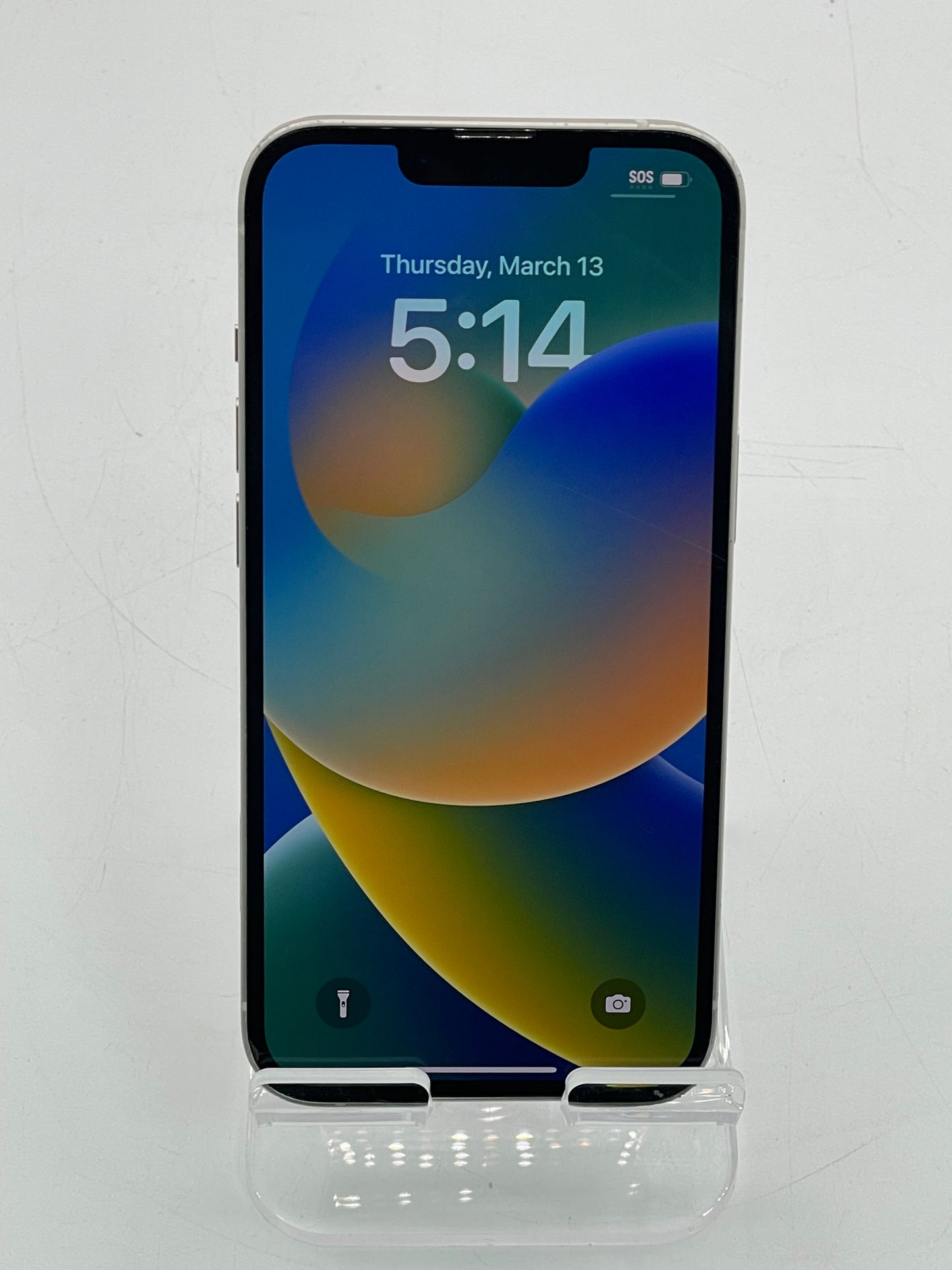 Unlocked Apple iPhone 13 - 128GB A2482 MLMM3LL/A - White - Broken