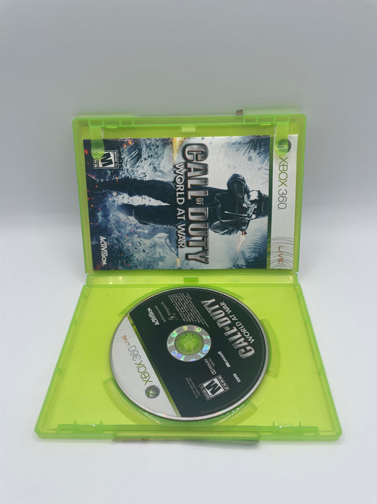 Xbox 360 Call of Duty World at War Video Game - With Box & Manual