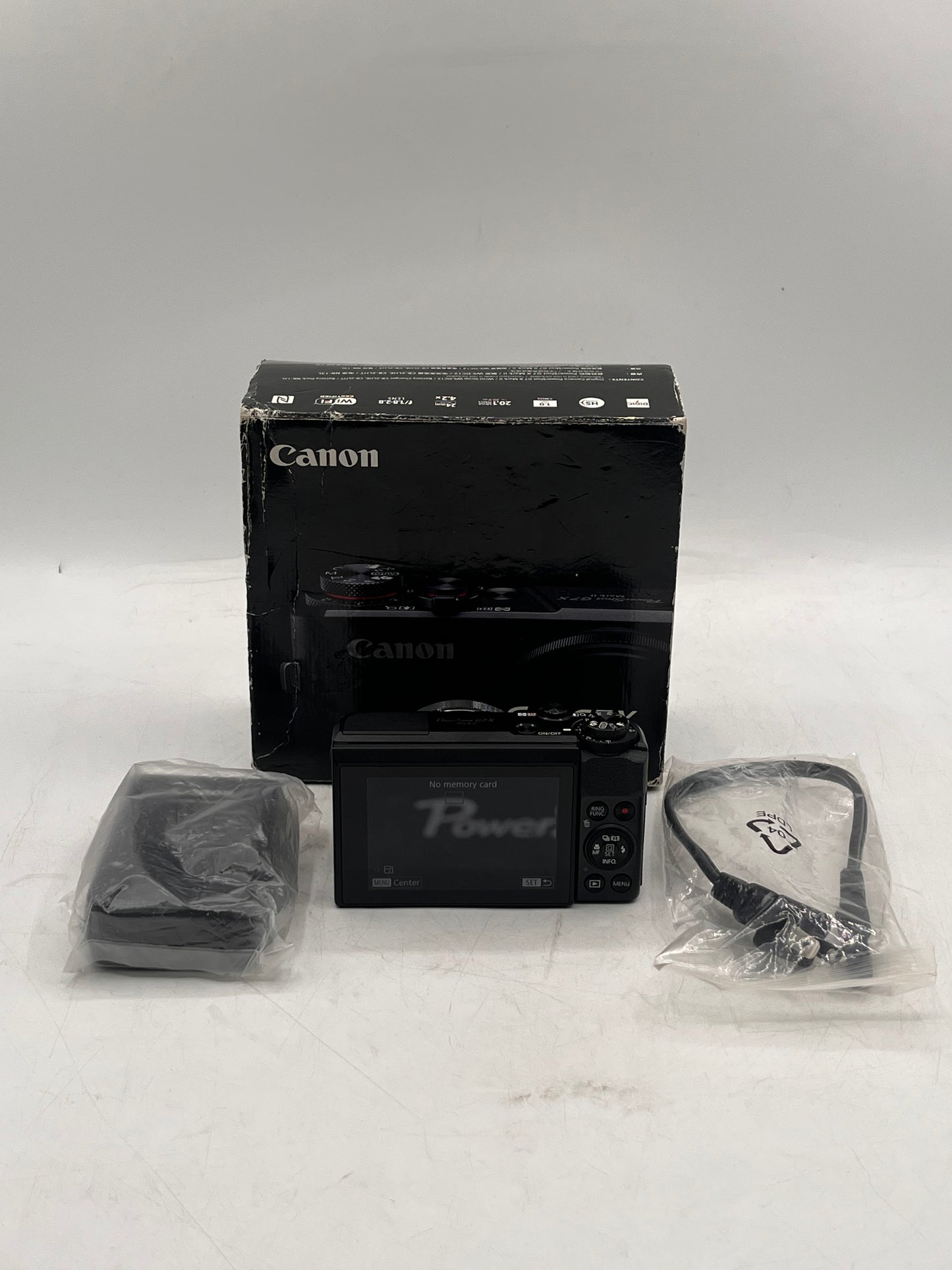 Canon PowerShot G7 X Mark II Digital Camera - Black READ