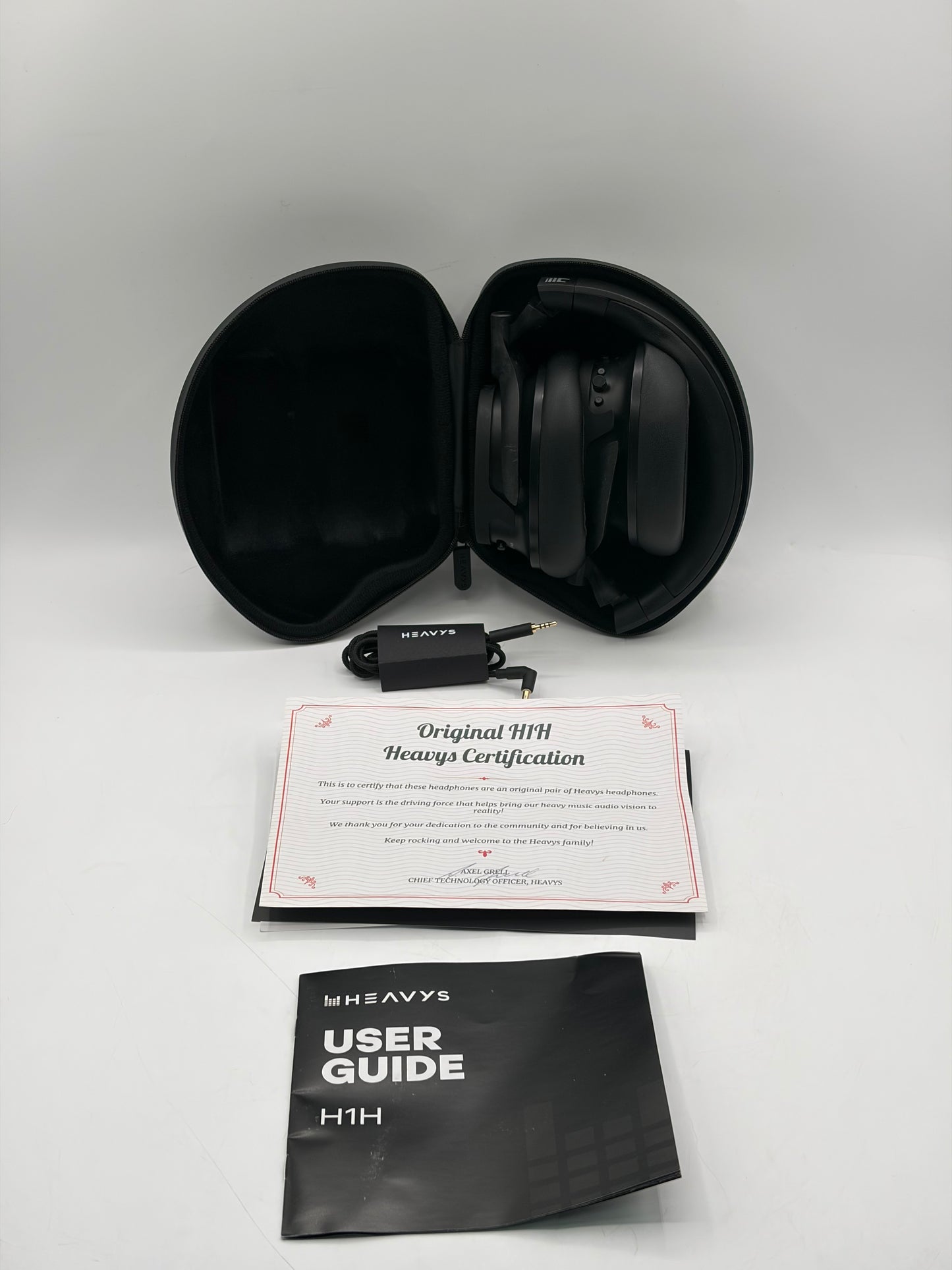 Heavys H1H Bluetooth Headphones Black