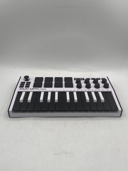 AKAI Professional MPK Mini MK3 25-Key USB MIDI Keyboard Controller White