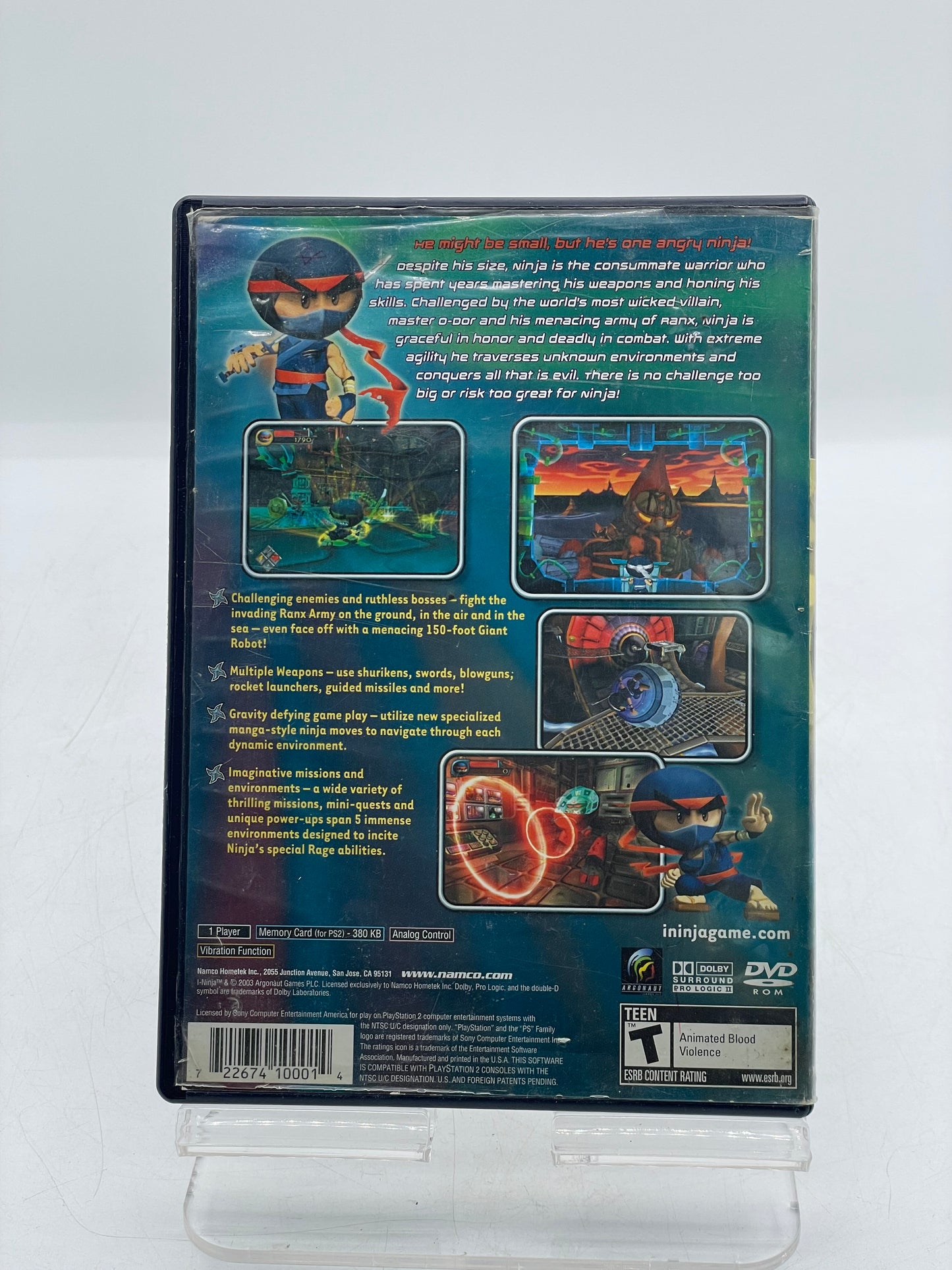 I-Ninja - Sony PlayStation 2 PS2 Video Game