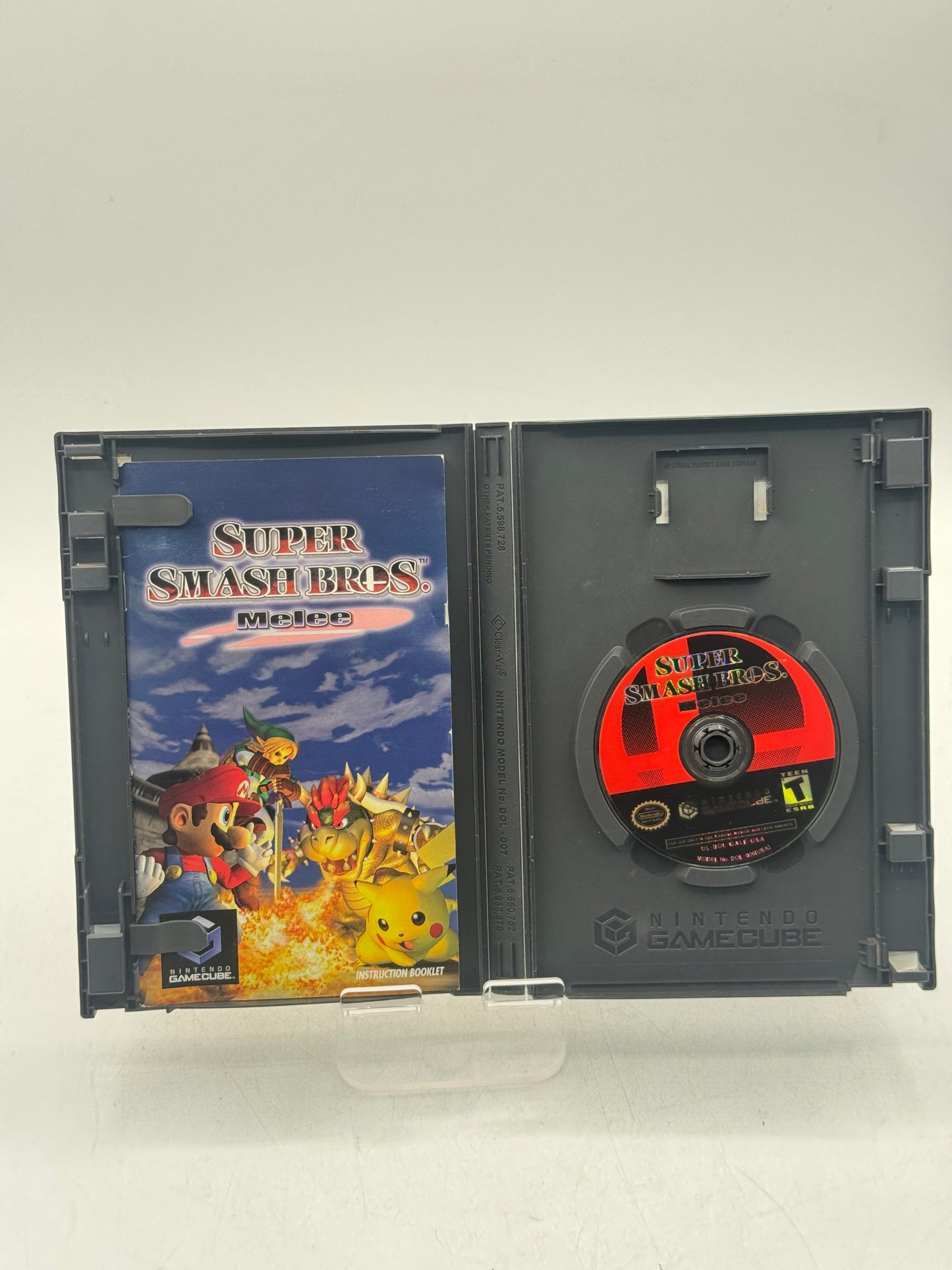 Nintendo Super Smash Bros. Melee GameCube w/ Manual Tested Free Shipping