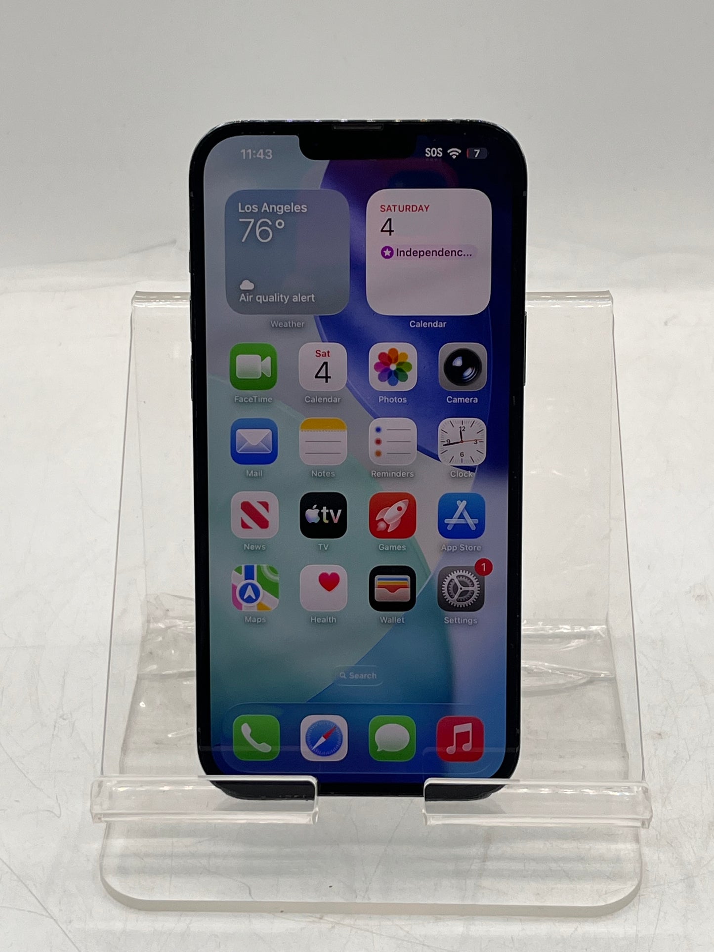 Unlocked Apple iPhone 13 Pro Max MLF93LL/A A2484 256GB Cell Phone Blue