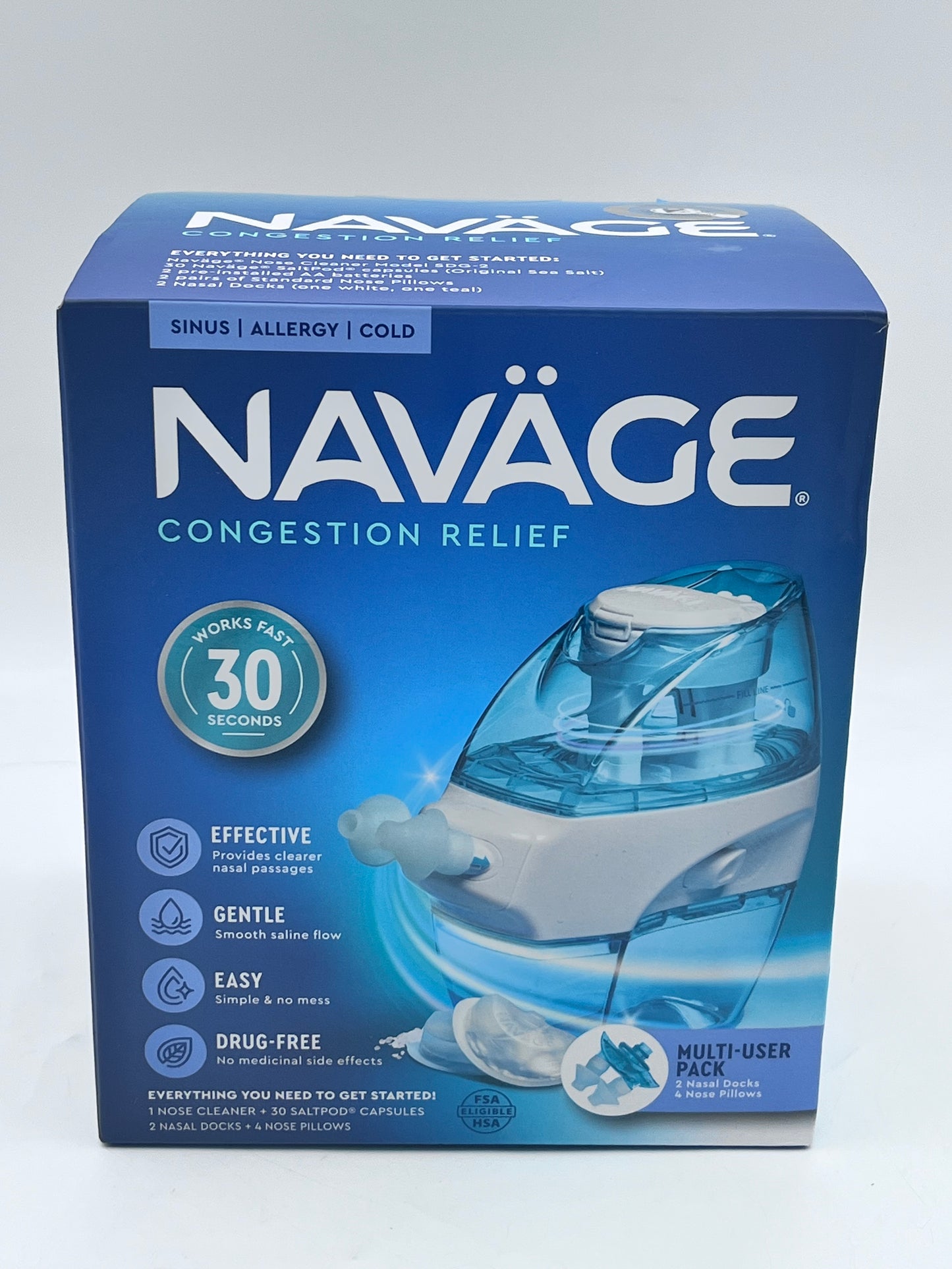 NEW NAVAGE Nasal Care Saline Nasal Irrigation SEALED
