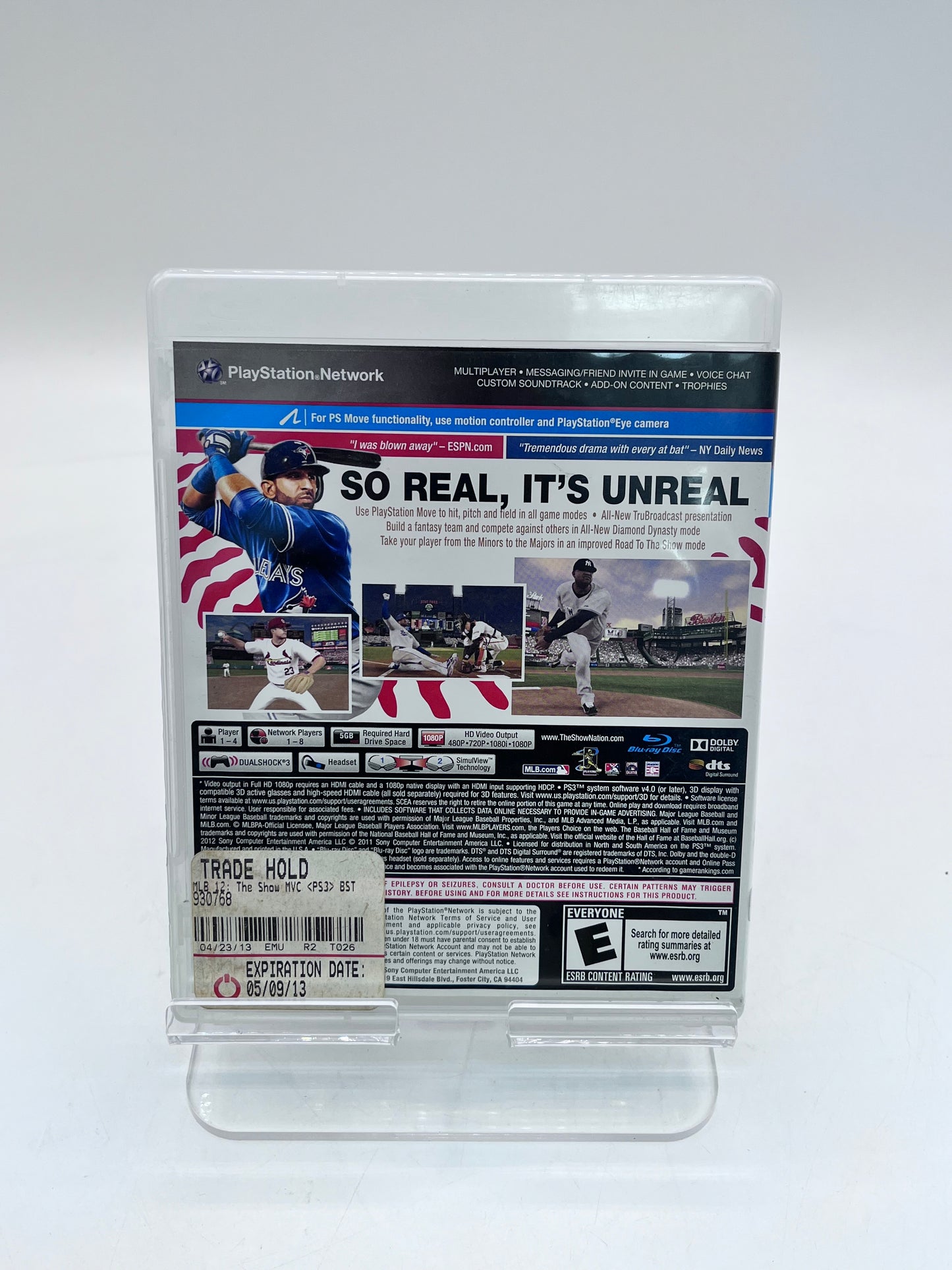 PlayStation 3 MLB 12 The Show Video Game
