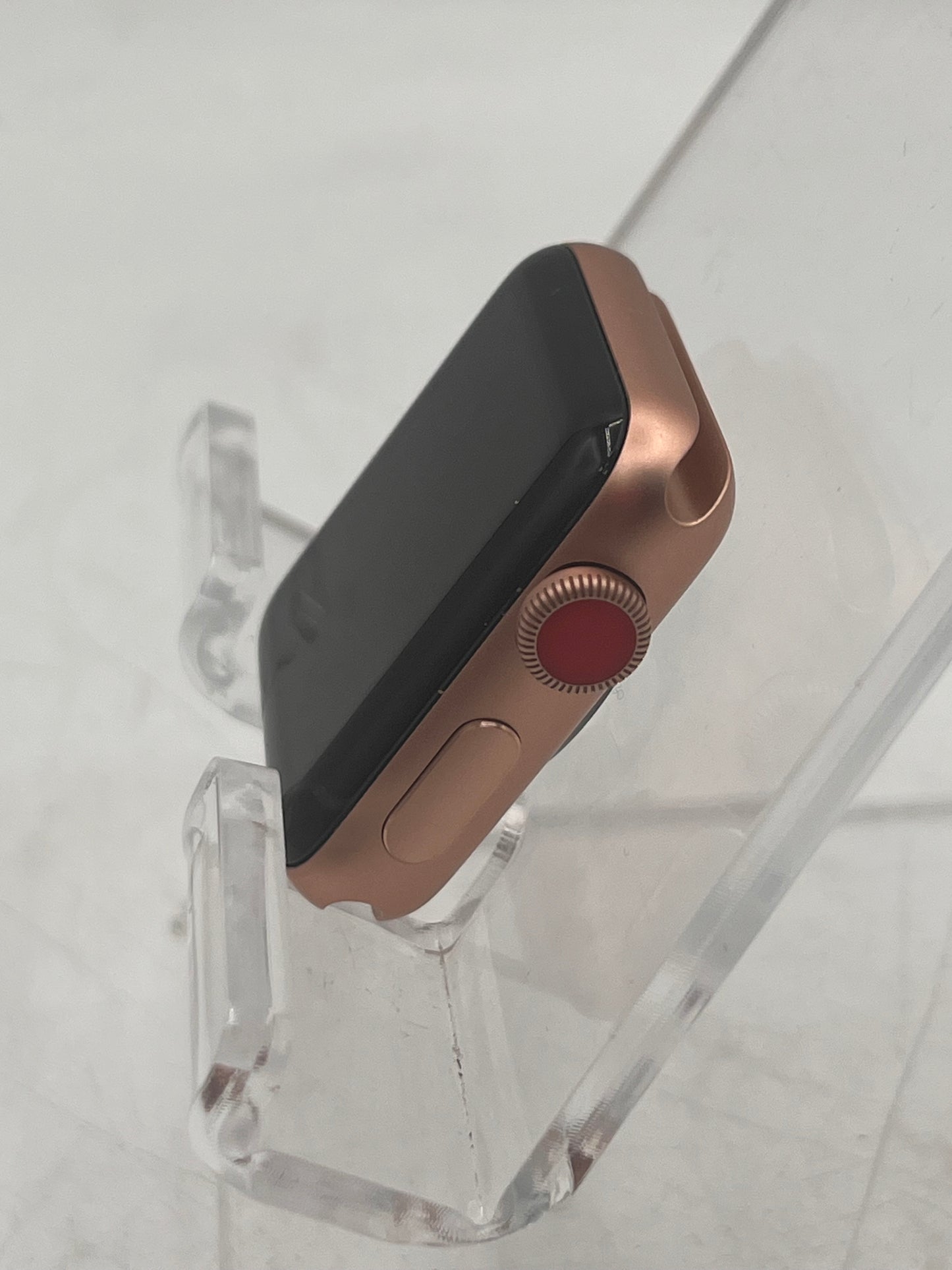 Unlocked Apple Watch Series 3 Cellular A1860 38mm Gold Aluminum GPS + Cellular PARTS READ