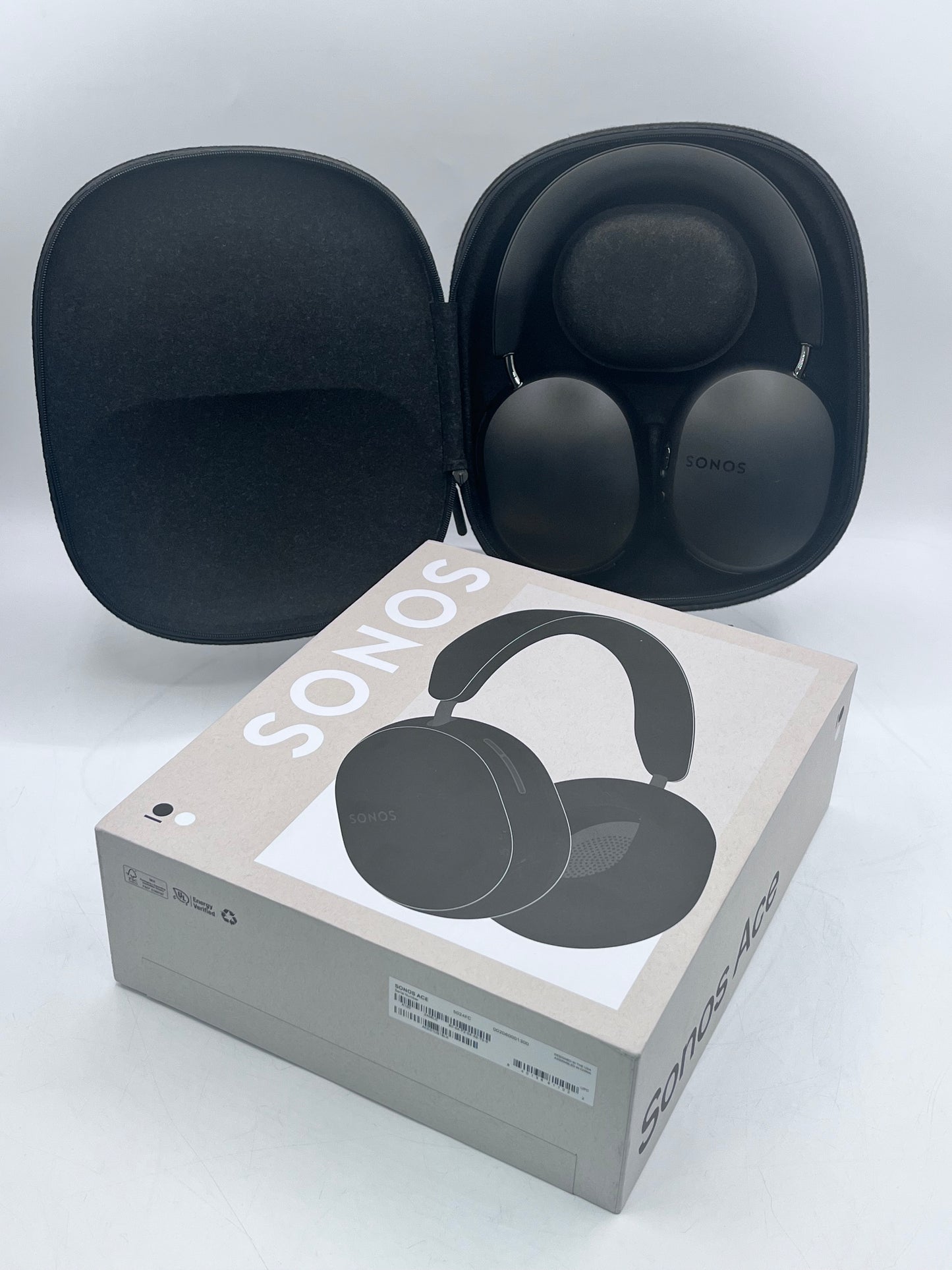 Sonos Ace 5024FC Wireless Noise Canceling Headphones Black Excellent Condition