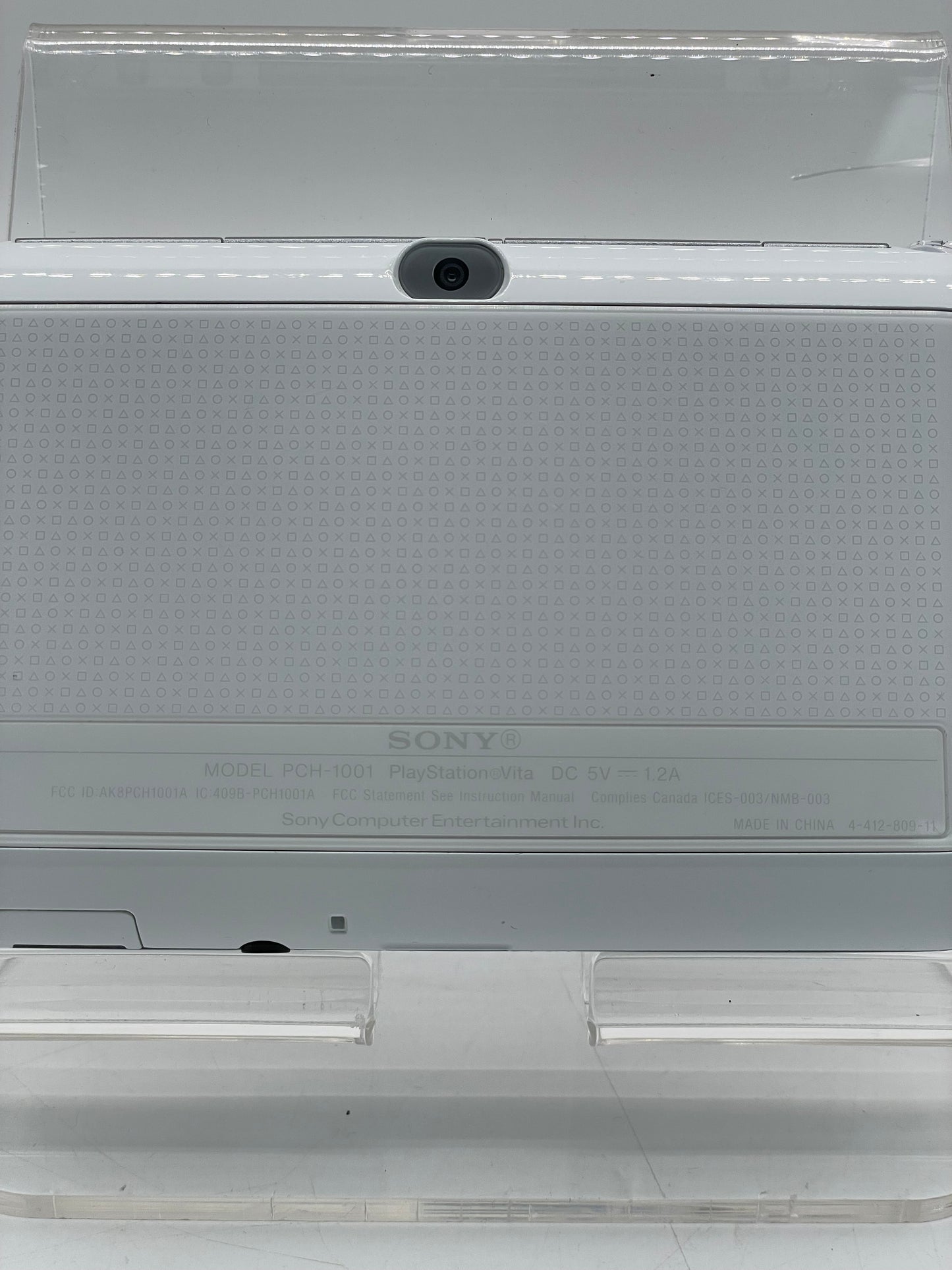 Sony Ps Vita Wifi Handheld Console PCH-1001 Crystal White with Charger Tested