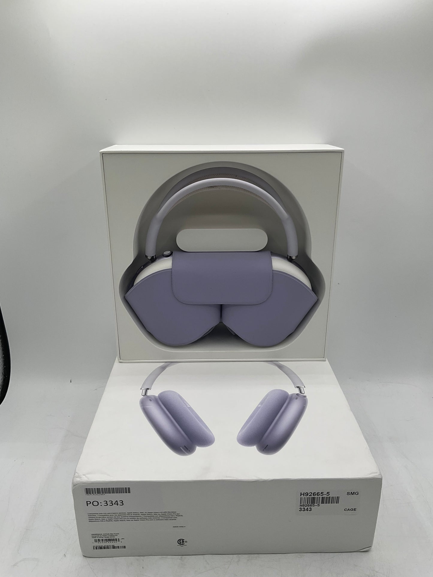 Apple Airpods Max USB-C Purple A3184 MWW83AM/A Excellent Free Shipping