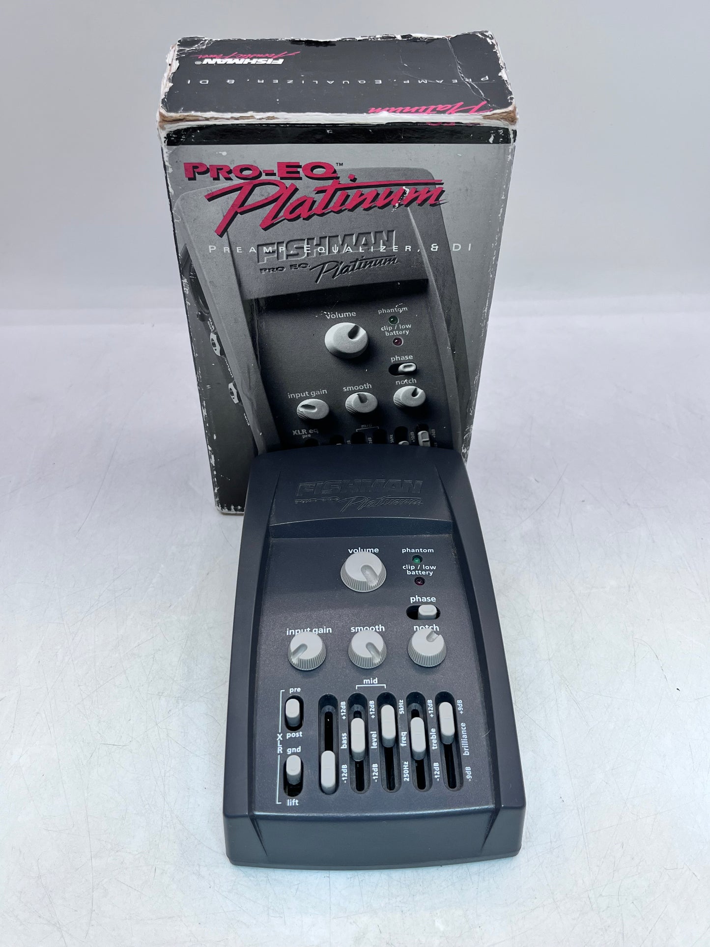 Fishman Pro EQ Platinum Equalizer for Acoustic Guitar - Black