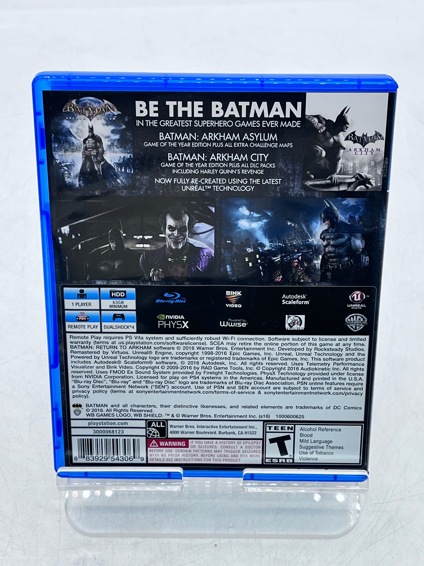 Batman: Return to Arkham - PlayStation 4 PS4 Video Game
