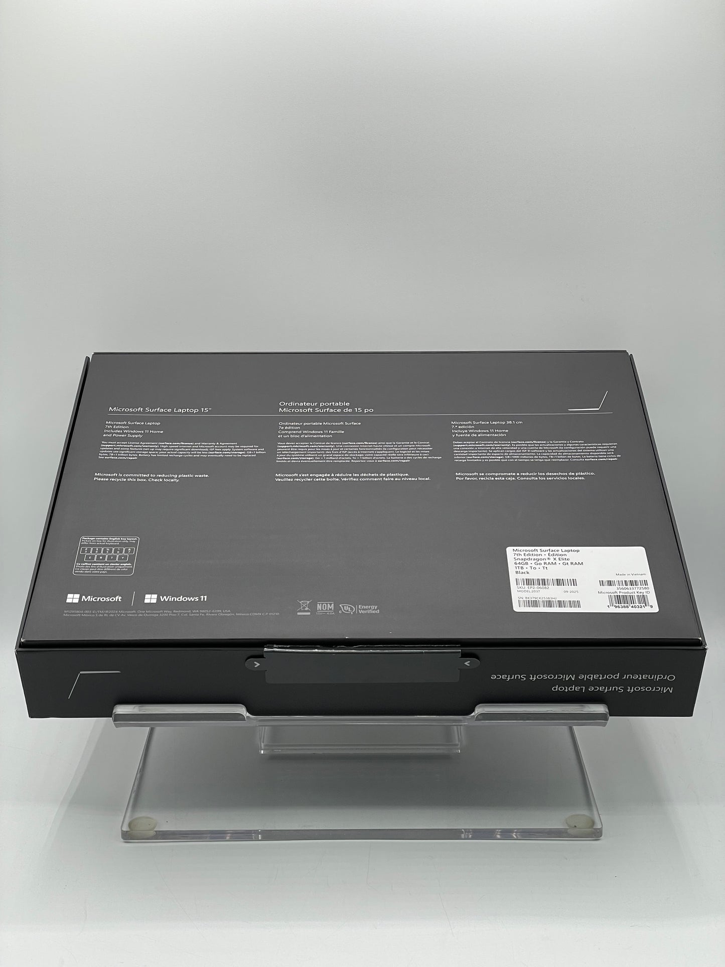 Microsoft Surface Laptop 7 15" Snapdragon X Elite 64GB DDR5 1TB SSD Windows 11