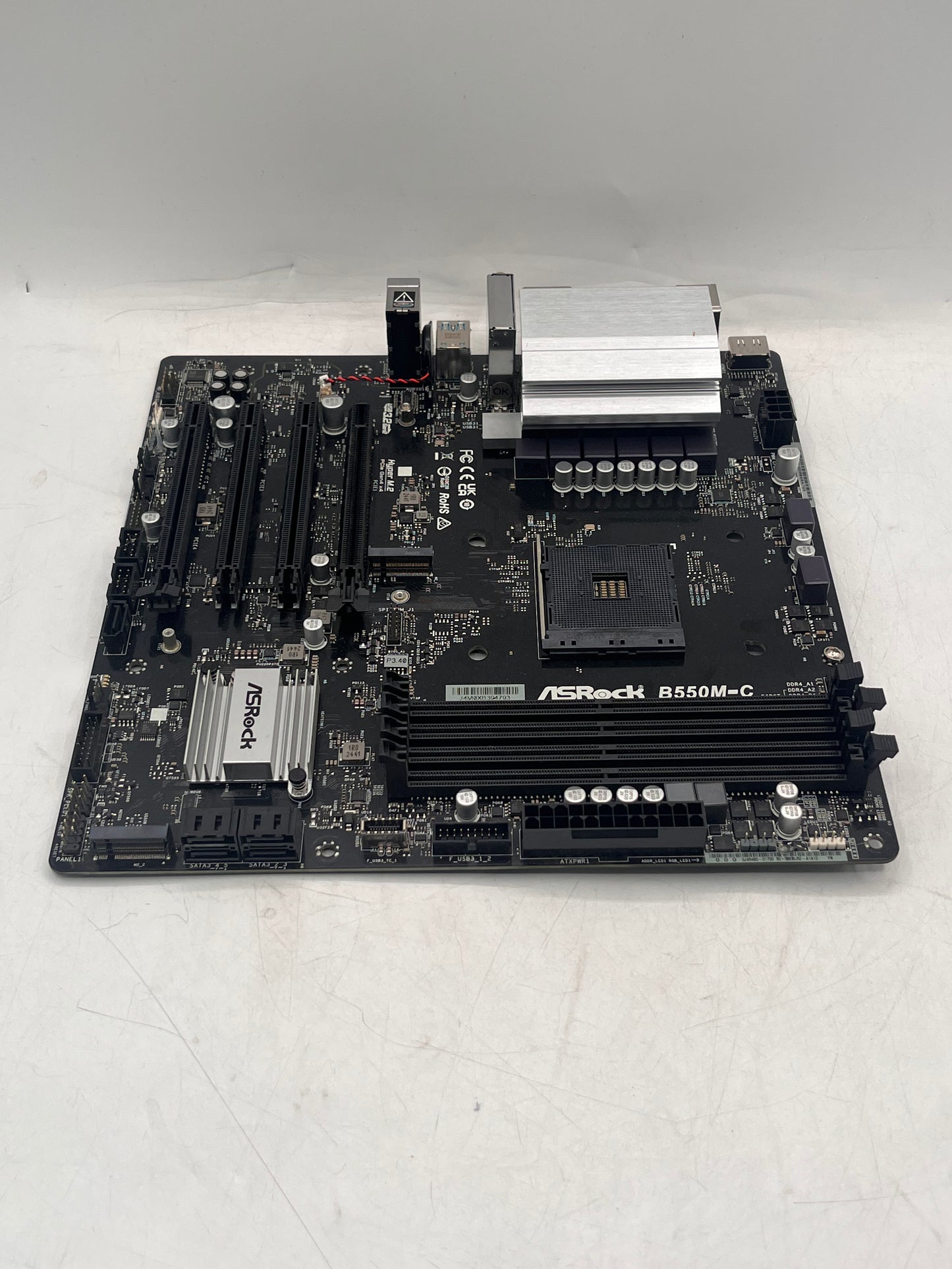 ASRock B550M-C AM4 MicroATX Gaming Motherboard DDR4 - Black