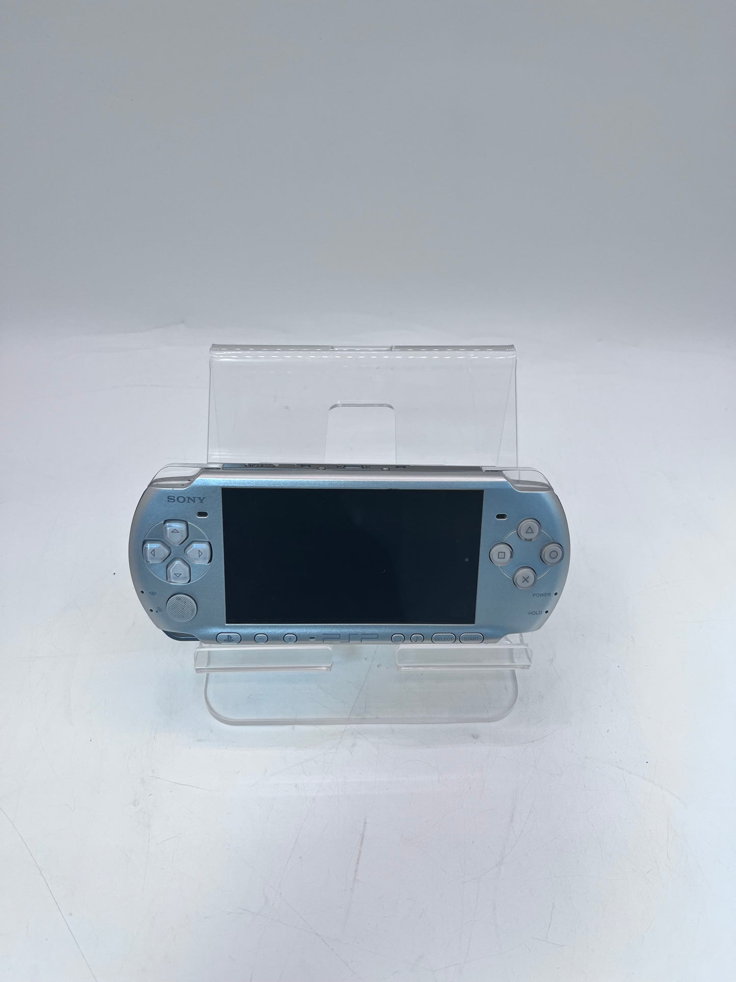Sony PSP 3000 Silver Video Game System w/ Charger Tested Free Shipping