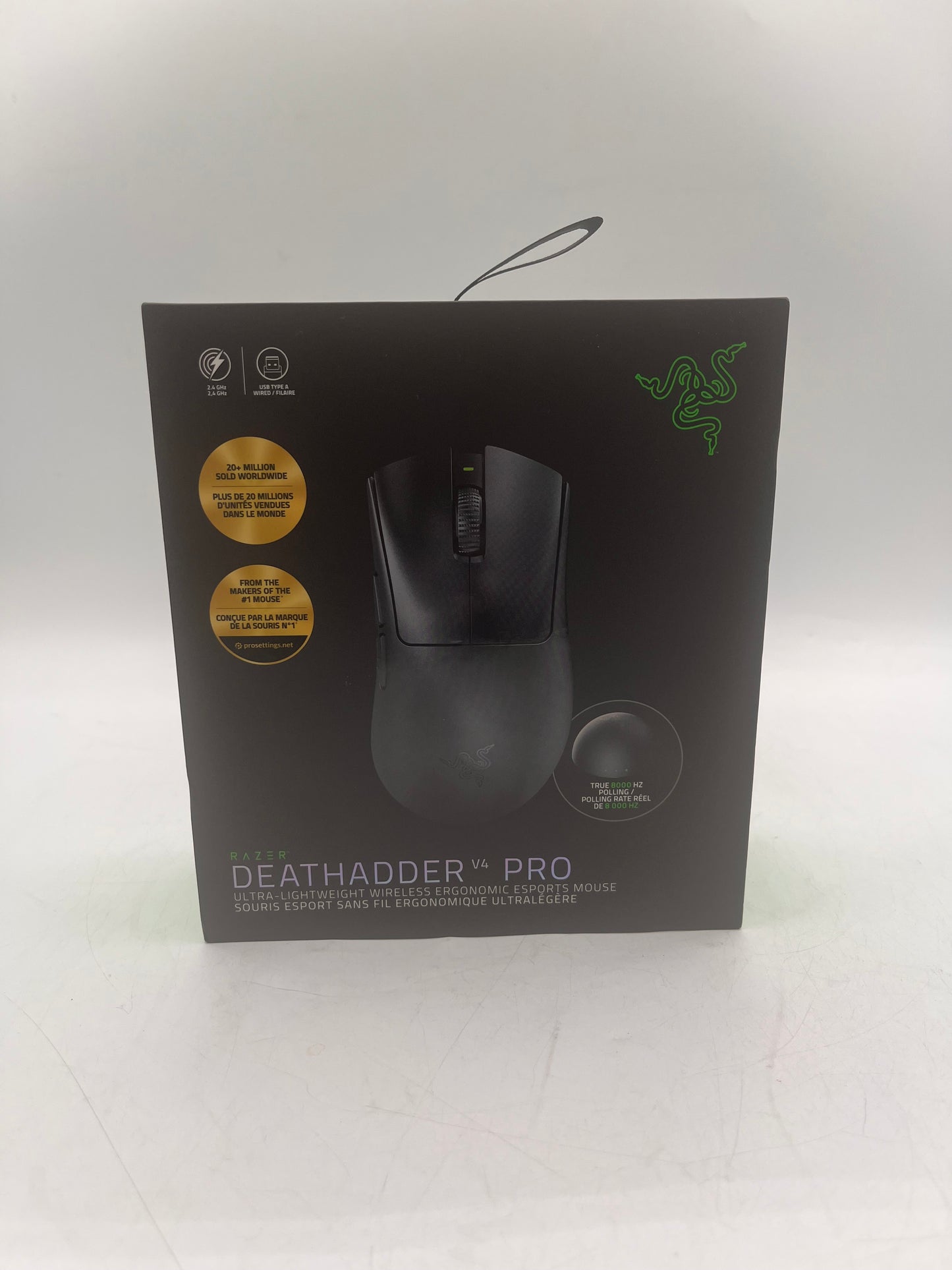 Razer DeathAdder V4 Pro Wireless Esports Gaming Mouse - Black