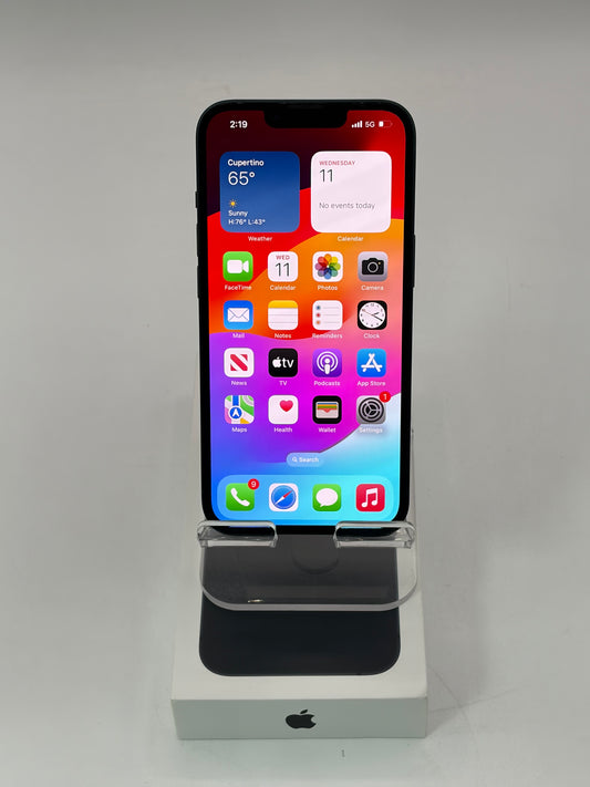 Unlocked Apple iPhone 13 128GB A2482 MLA23LL/A - Black 100% Battery Health