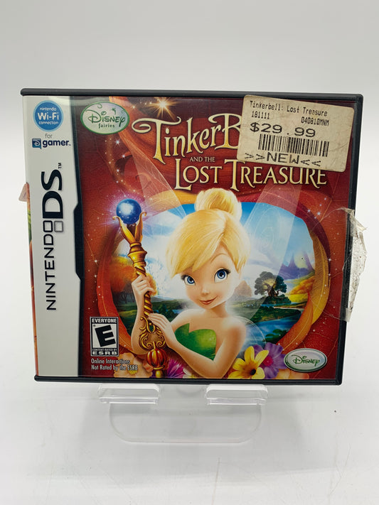 Tinker Bell and the Lost Treasure - Nintendo DS Video Game - Used - Free Shipping