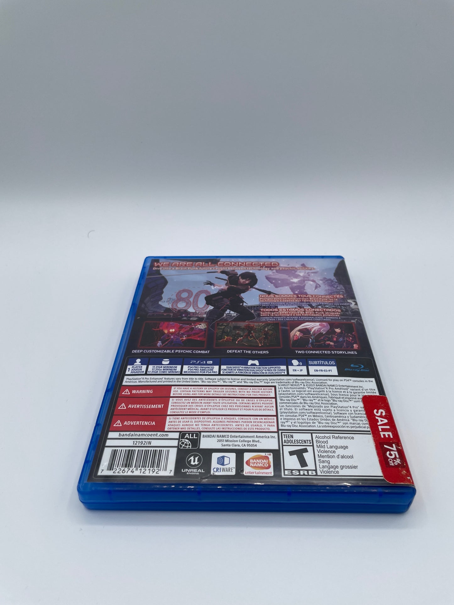 Scarlet Nexus for PlayStation 4 - Used with Box - Fast Shipping
