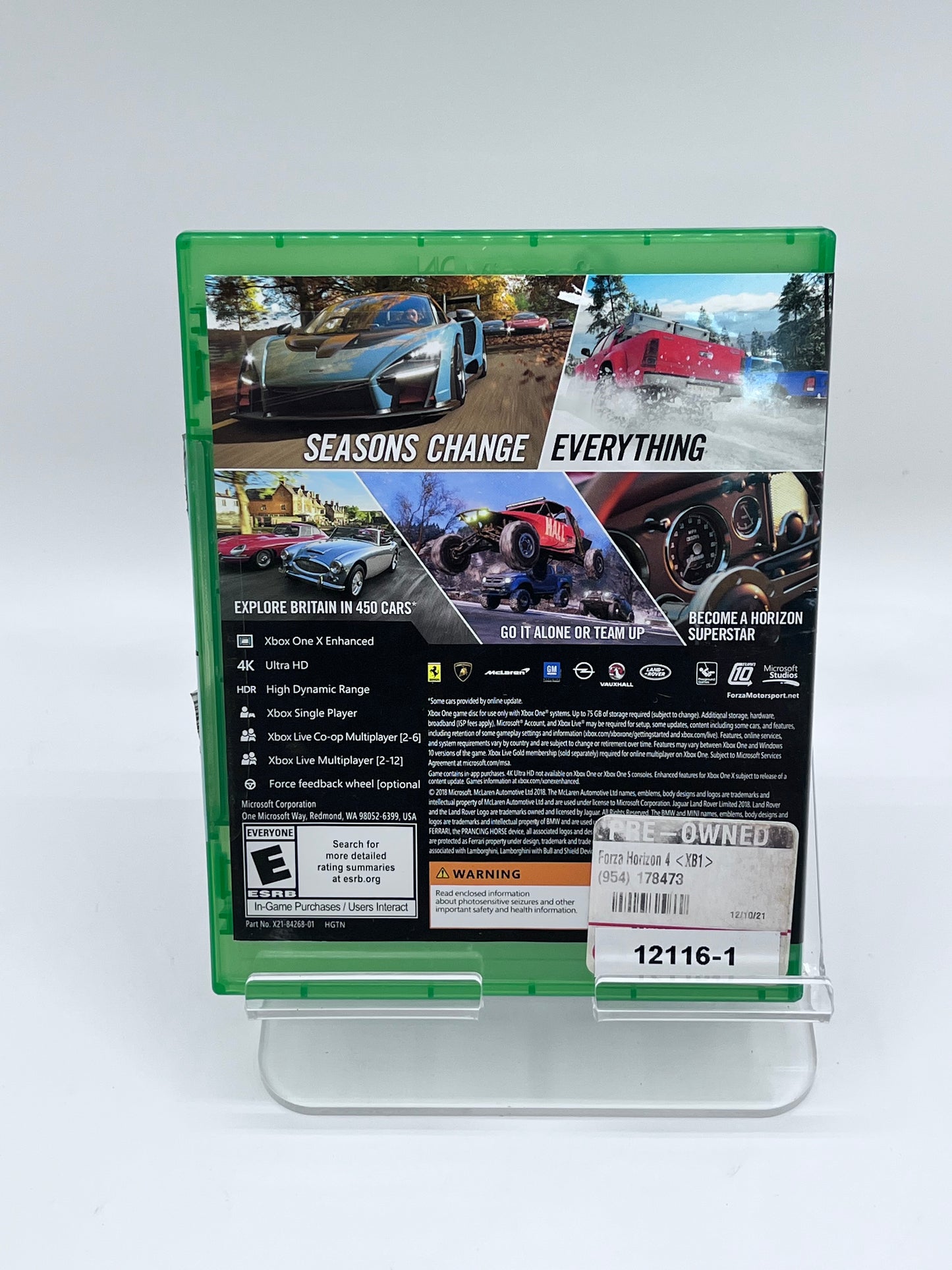 Xbox One Forza Horizon 4 Video Game - Free Shipping!