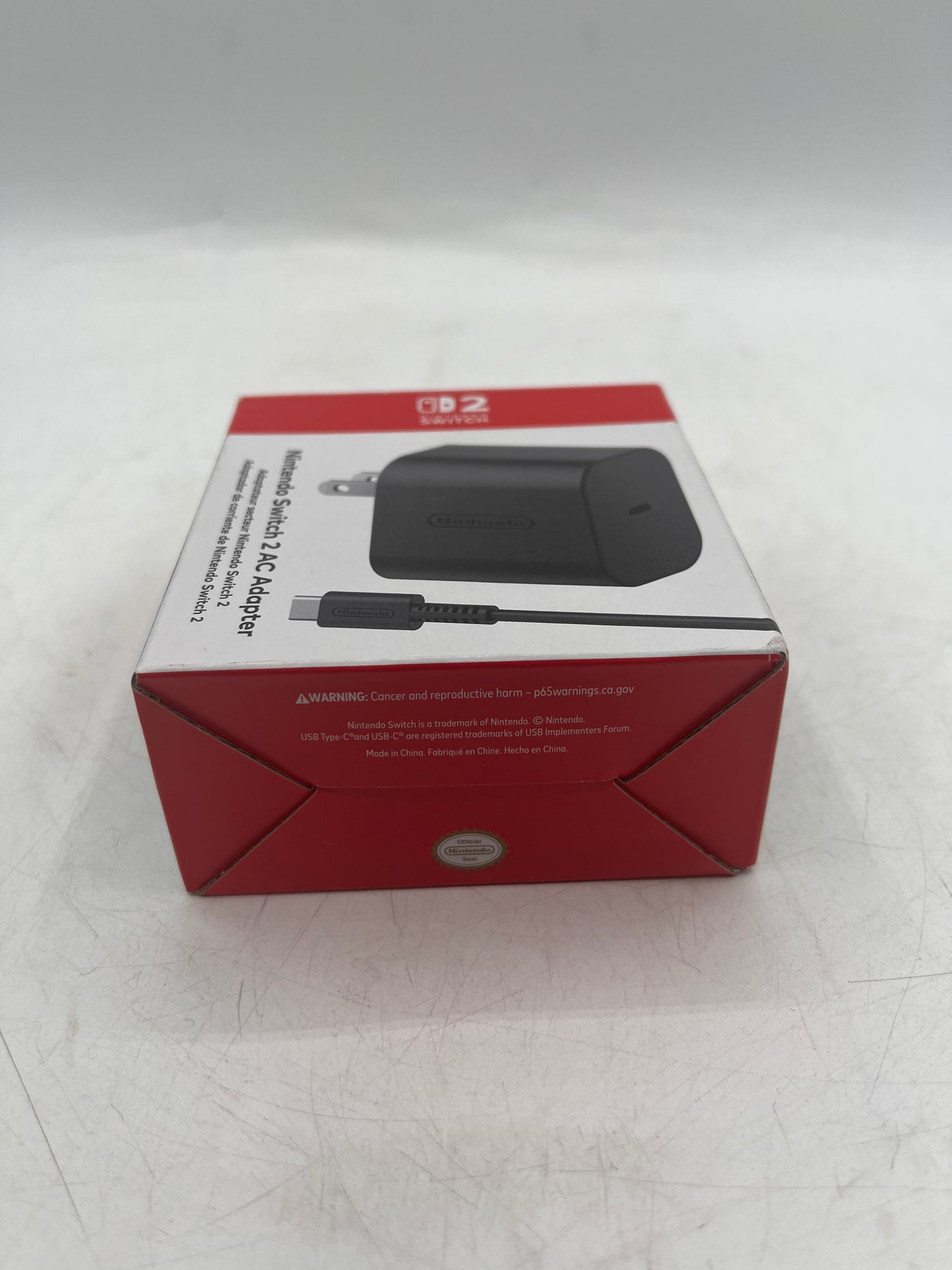 Nintendo Switch 2 Original Genuine AC Adapter Charger 65W USB-C Black