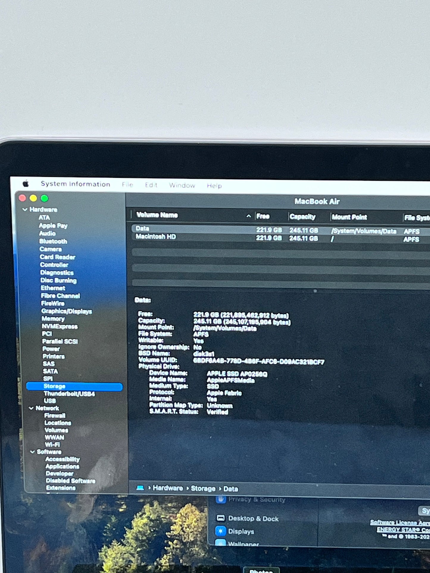 2020 Apple MacBook Air 13.3" M1 7C 8GB 256GB A2337 REMOTELY MANAGED BYPASSED