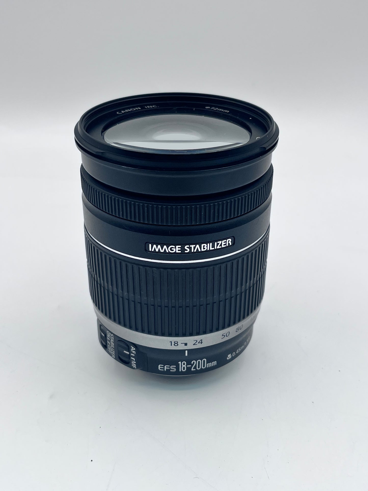 Canon EF-S 18-200mm f/3.5-5.6 IS Standard Zoom Lens- Black