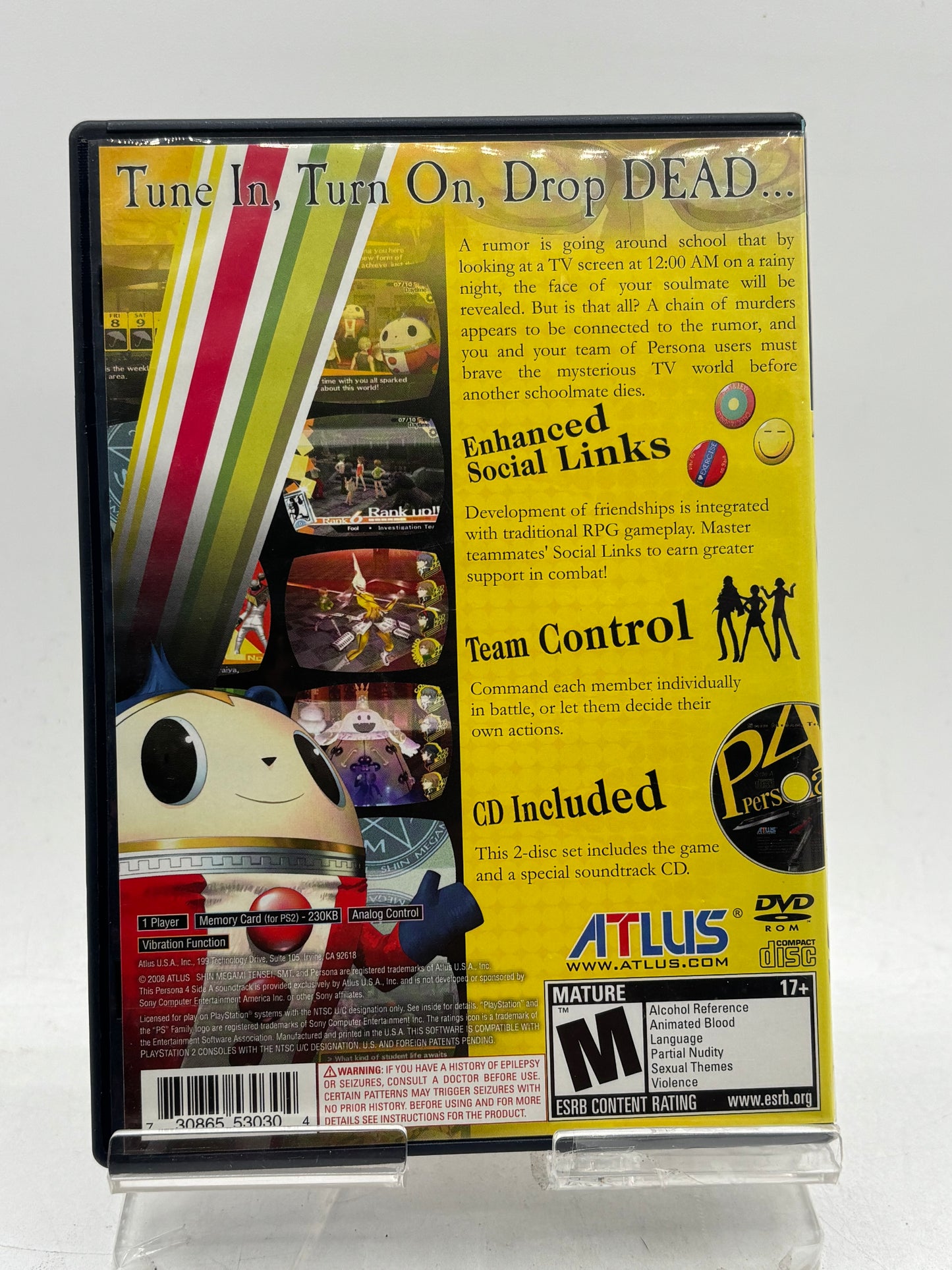 Shin Megami Tensei: Persona 4 (PlayStation 2, 2008)