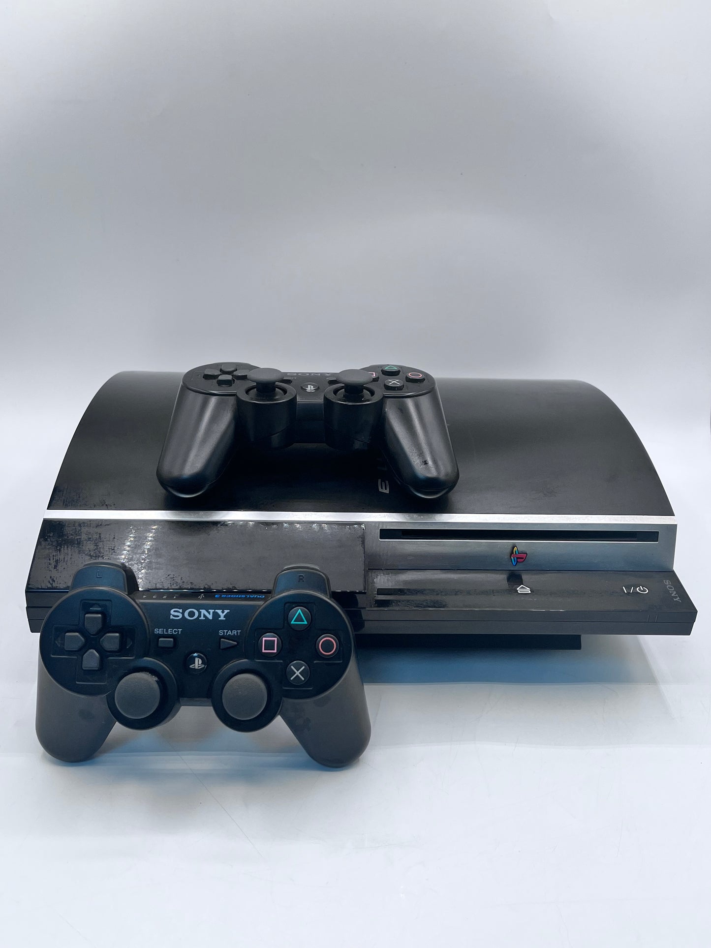 Sony PlayStation 3 PS3 Fat CECHP01 Console Bundle With 2 Original Controllers