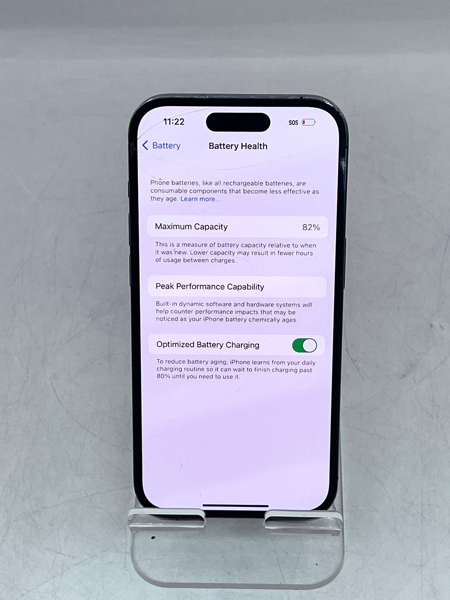 Apple iPhone 14 Pro  A2650 MQ1D3LL/A 256GB Carrier lock  - Purple