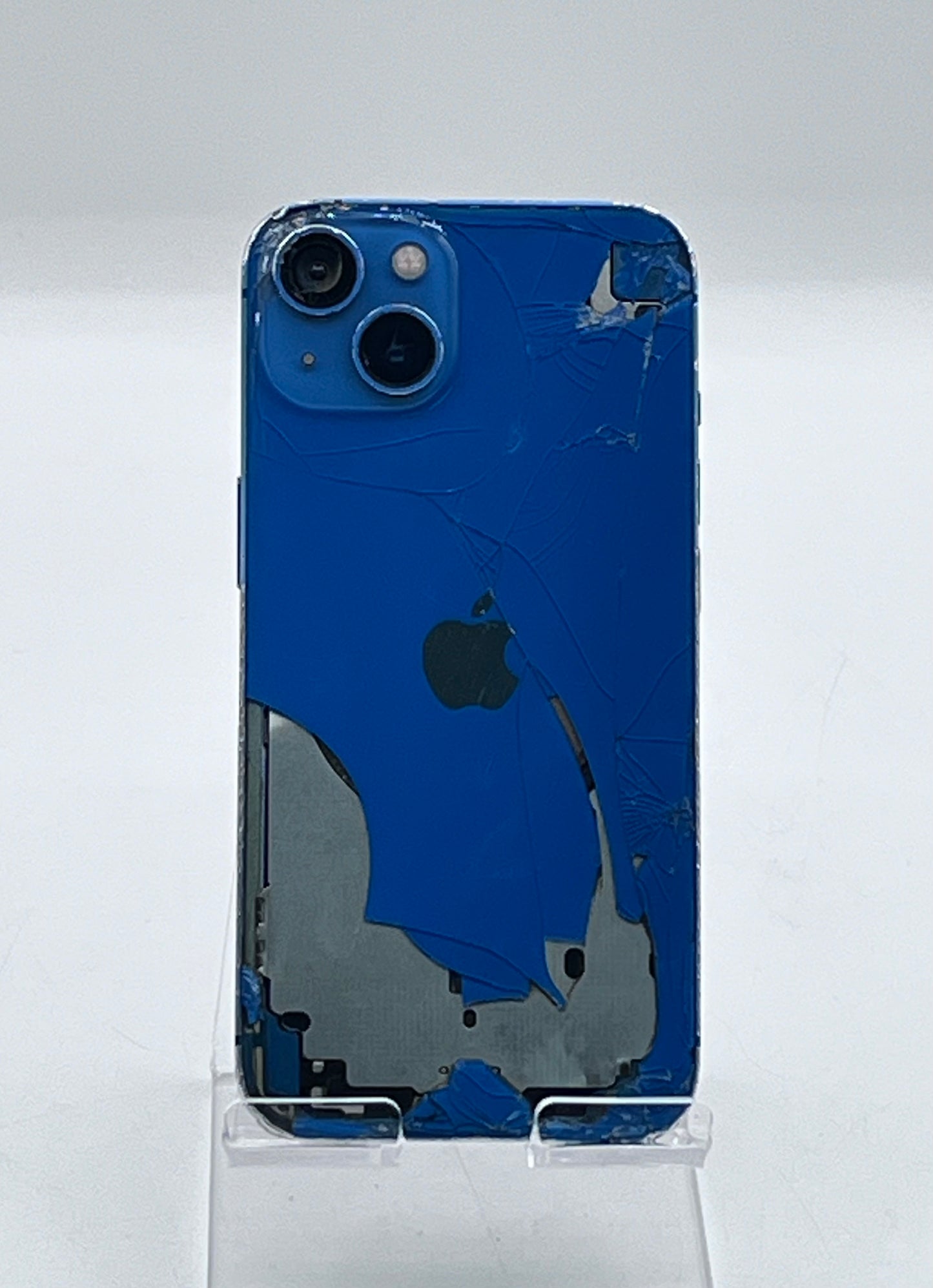 Unlocked Apple iPhone 13 128GB A2482 MLMT3LL/A Bad LCD Cracked Back Glass