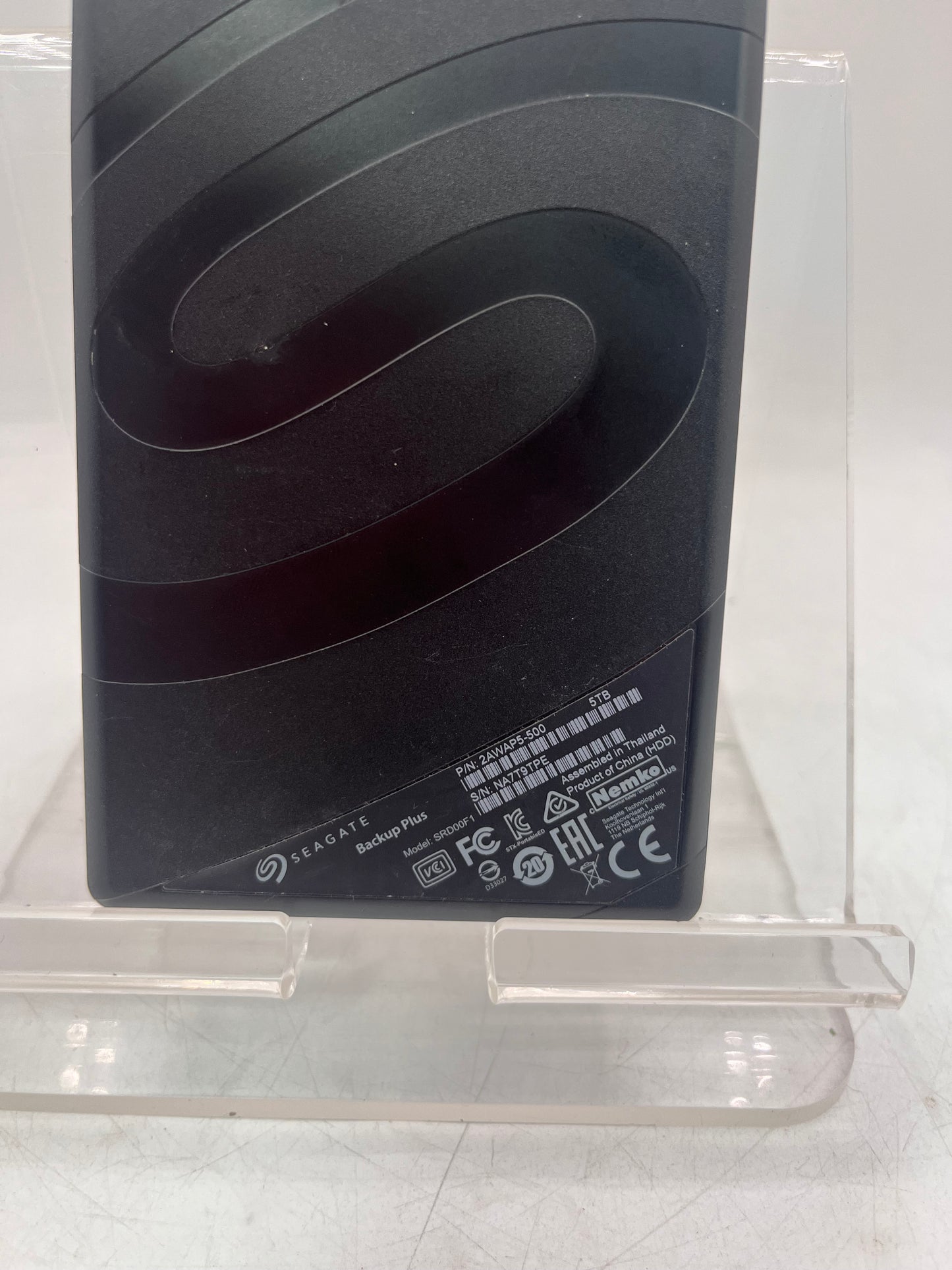 Seagate Backup Plus 5TB USB 3.0 Black External Hard Drive HDD SRD00F1 / 1K9AYH-500