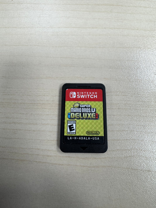 New Super Mario Bros U Deluxe (Nintendo Switch, 2019) Cartridge Only Free Shipping