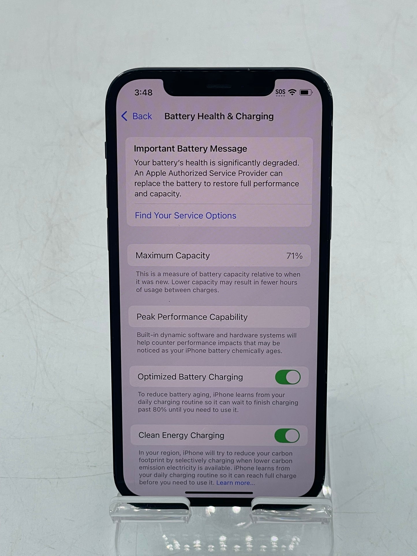 Unlocked Apple iPhone 12 64GB A2172 MGEF3LL/A Black READ