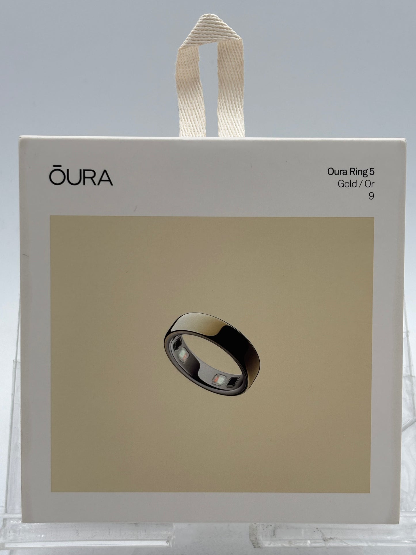 Oura Ring Gen 5 Gold Size 9 Smart Ring NEW In Box Sleep & Fitness Tracker