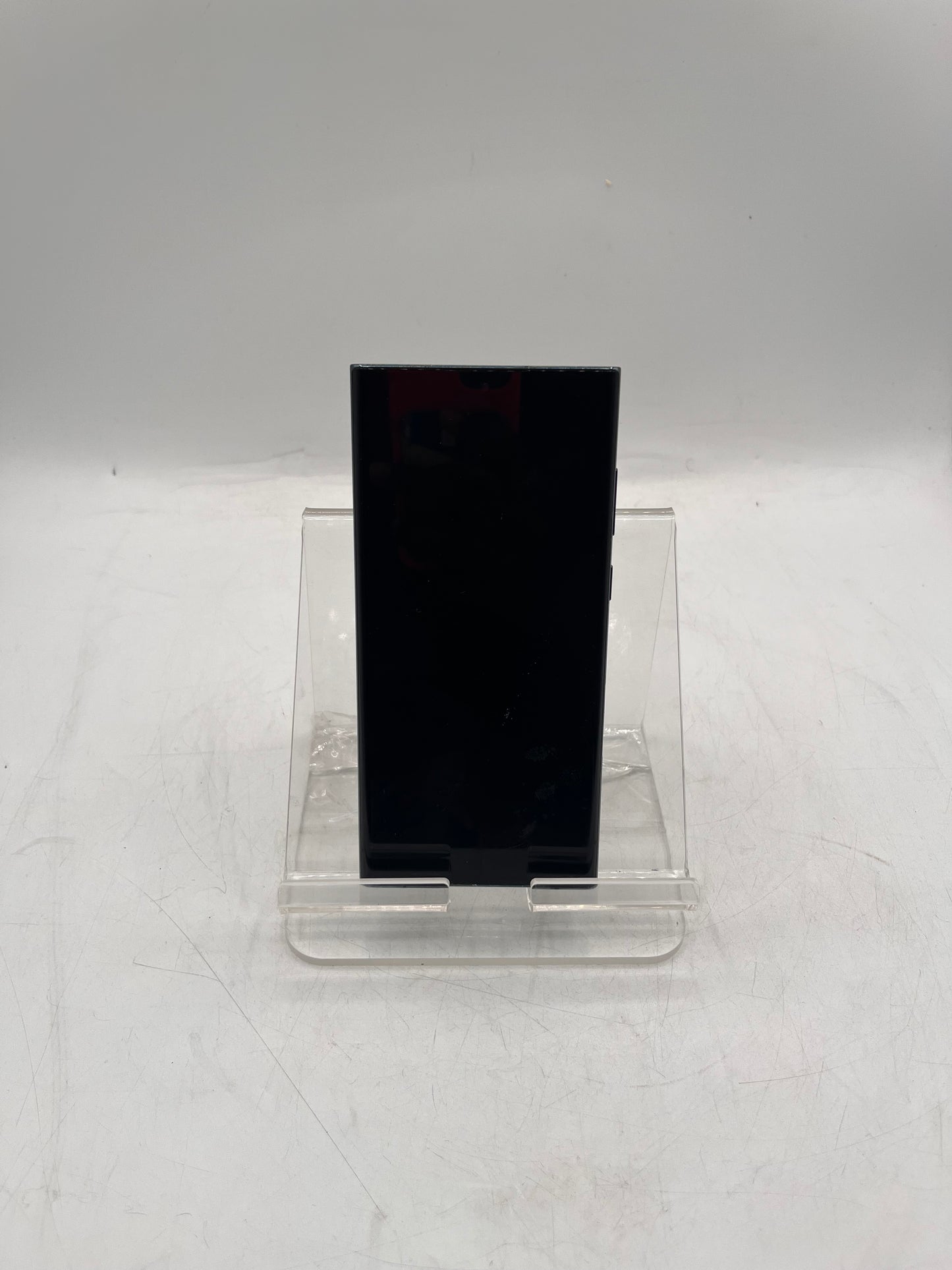 Unlocked Samsung Galaxy S22 Ultra 256GB Black Smartphone - BLACK DISCOLORATION