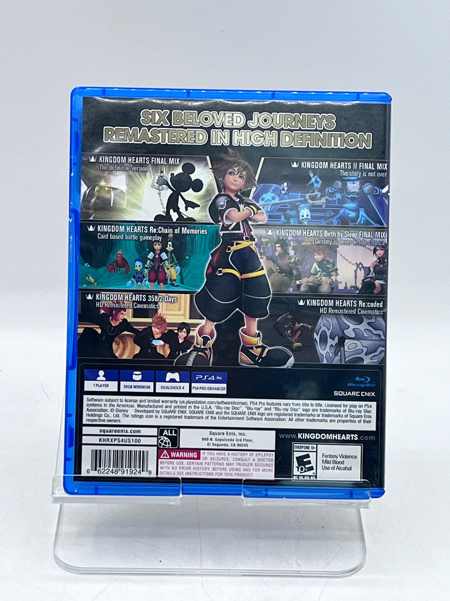 Kingdom Hearts HD 1.5 + 2.5 ReMIX - PlayStation 4