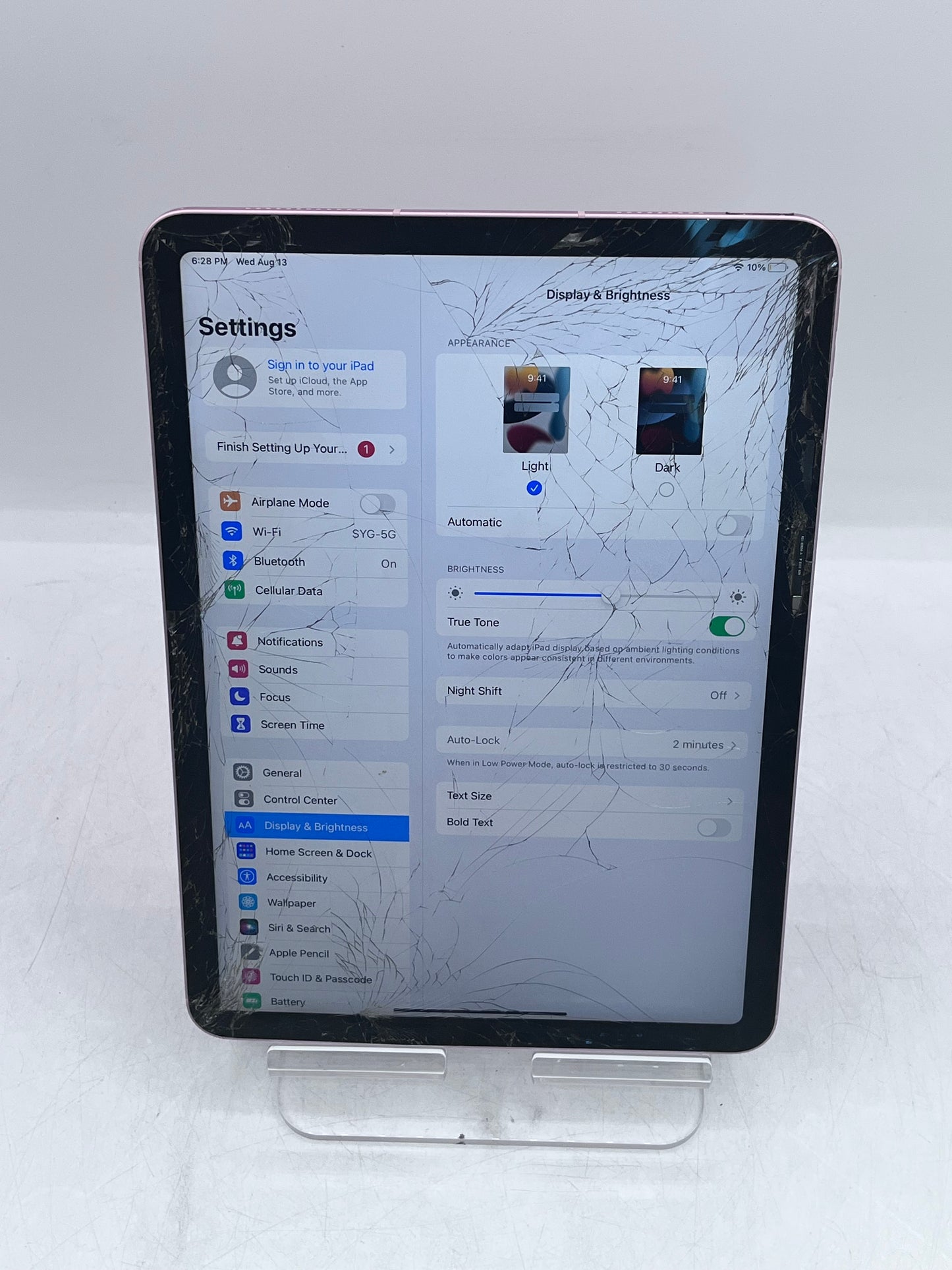 Unlocked Apple iPad Air (4th Gen) A2324 MYJ02LL/A (2020)  64GB 4 GB - Rose Gold