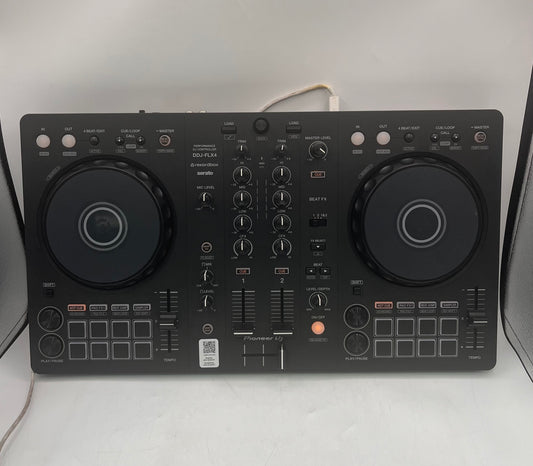Pioneer DJ DDJ-FLX4 Double Deck Controller, 2-Channel, 16 Pads, Black Free Shipping