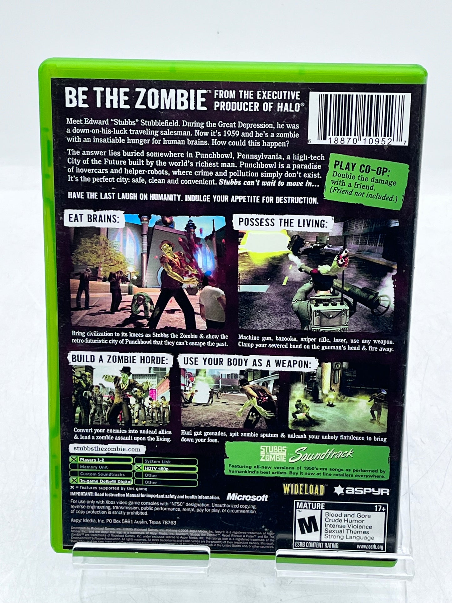 Stubbs the Zombie in Rebel Without a Pulse - Xbox Video Game