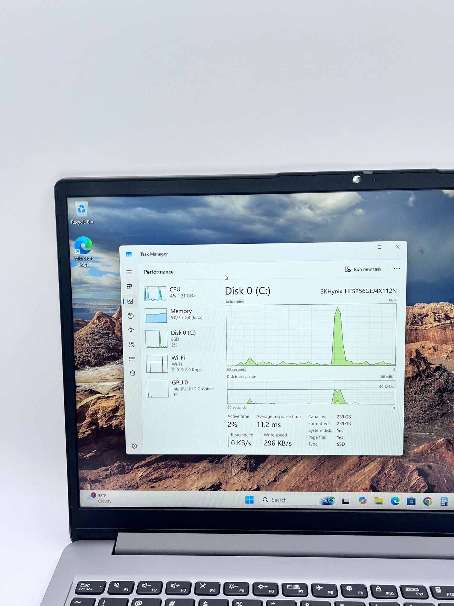 Lenovo Ideapad 1 15IAU7 15.6" i3-1215U 1.2GHz 8GB RAM 256GB SSD