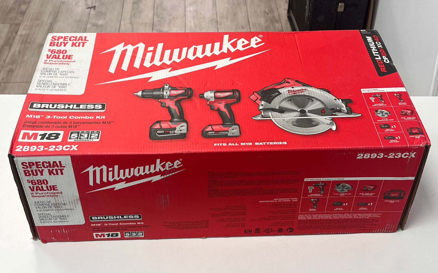 Milwaukee 2893-23CX Power Tool Kit - Black