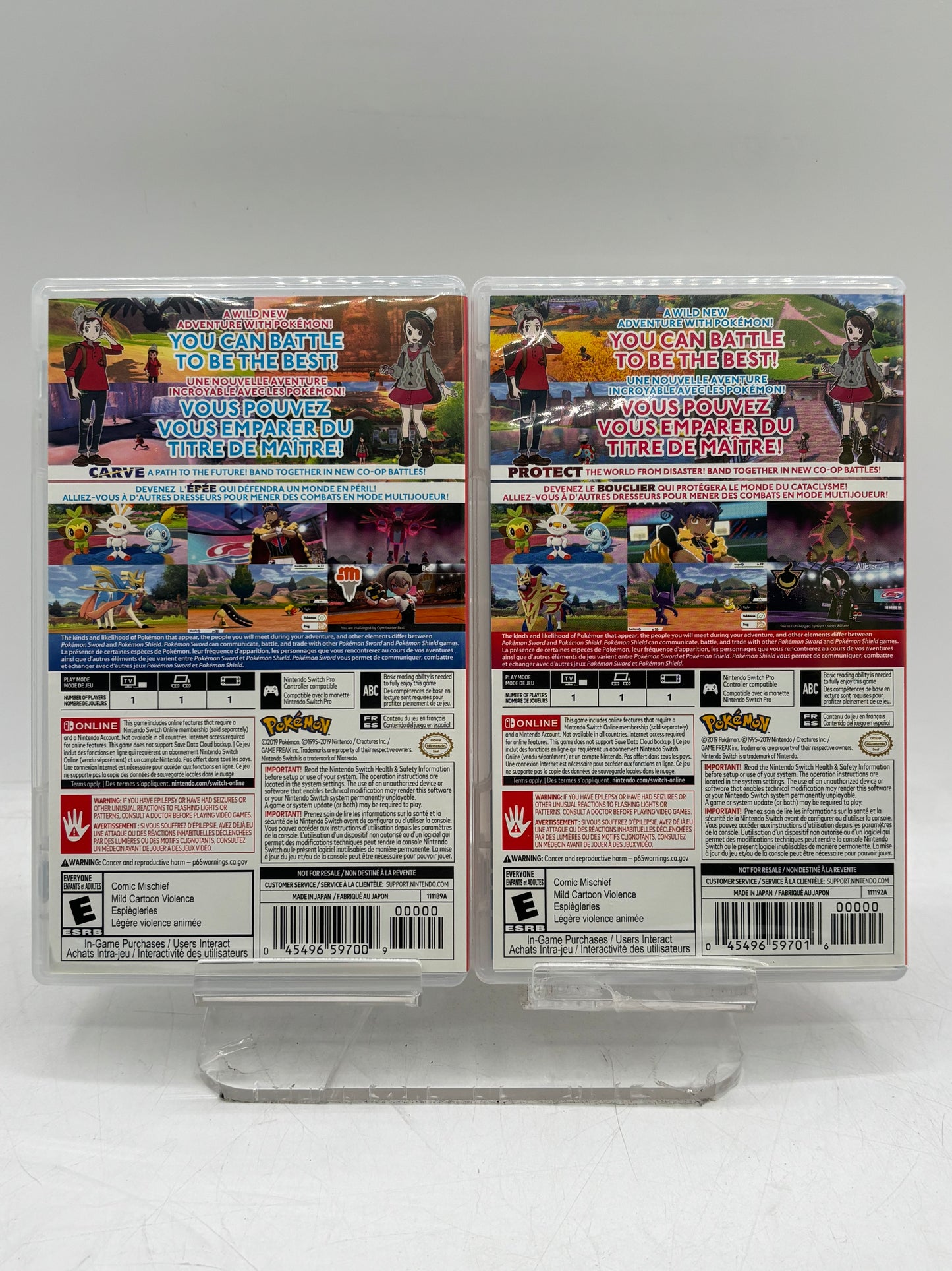 Pokémon Sword & Pokémon Shield Double Pack, Nintendo Switch (FREE SHIPPING)