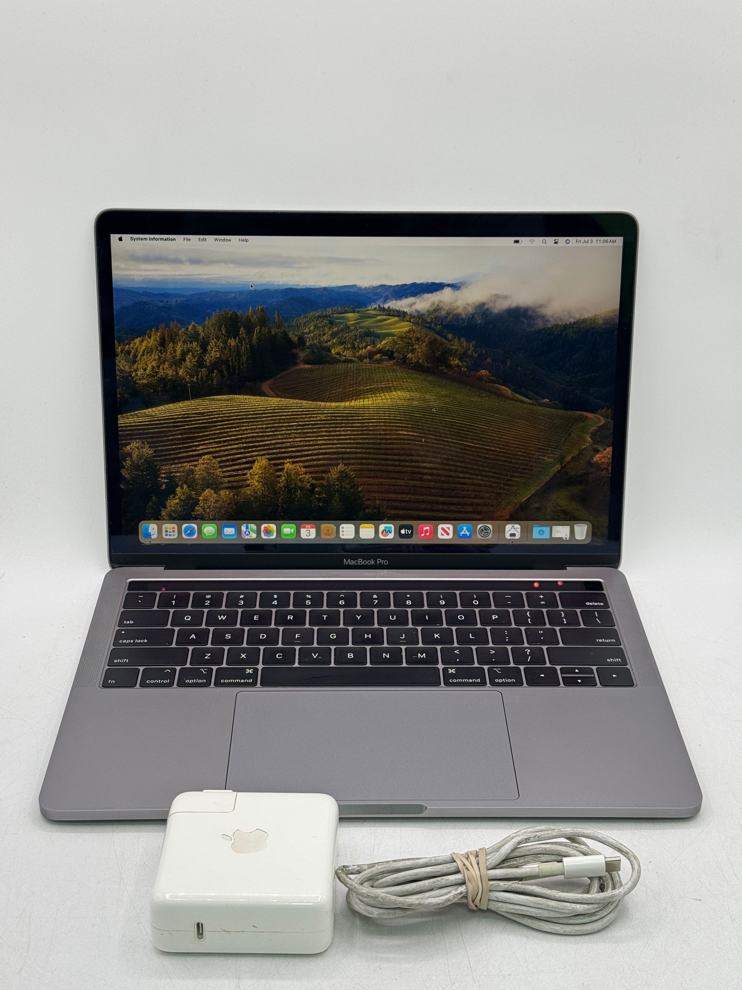 2019 Apple MacBook Pro 13" i5 8GB 128GB A2159 MUHN2LL/A Space Gray 154 Cycle Count