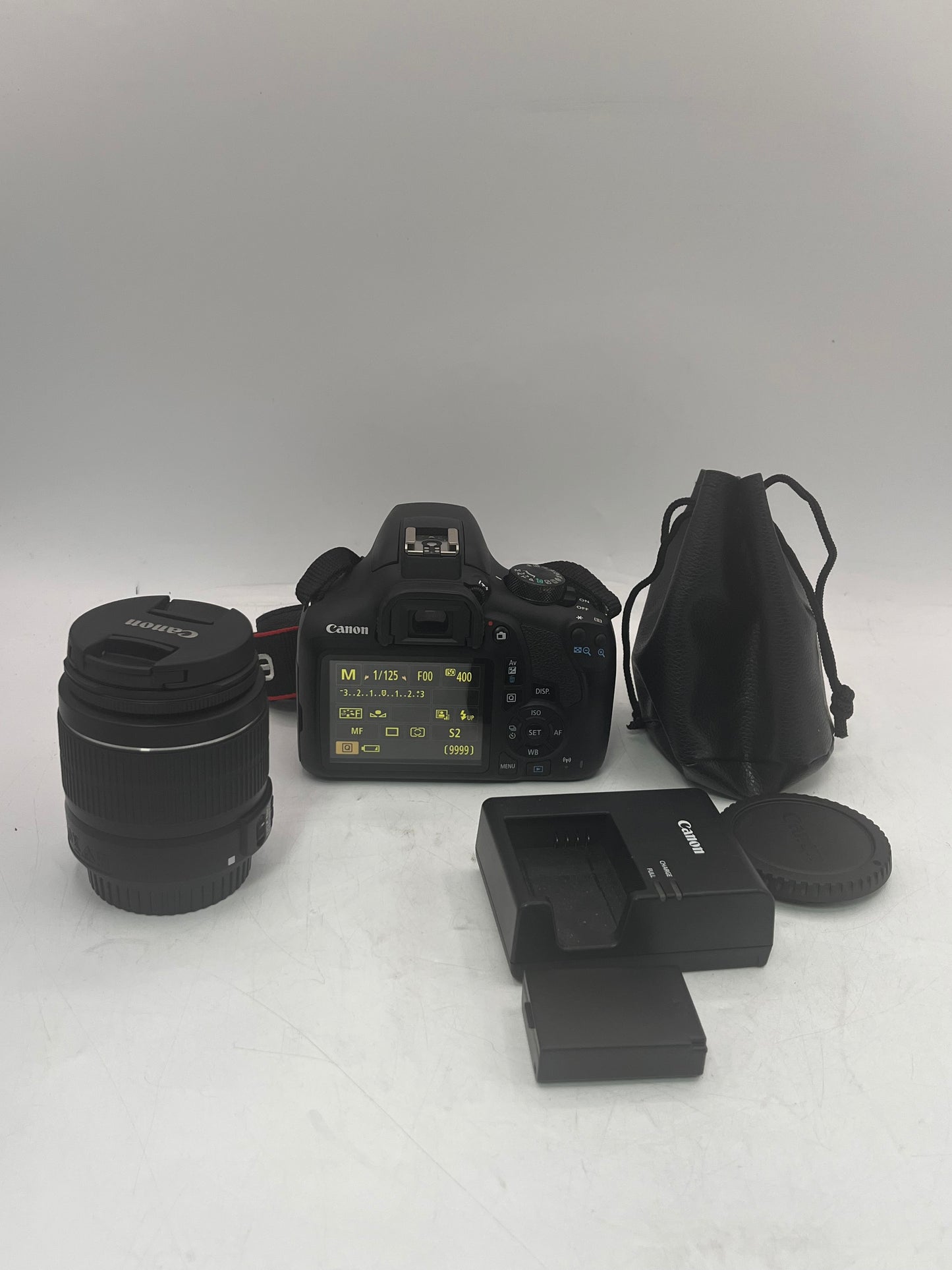 Canon EOS Rebel T6 Digital Camera w EF-S 18-55MM 1:3.5-5.6 IS II - Black Free Shipping