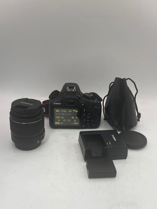 Canon EOS Rebel T6 Digital Camera w EF-S 18-55MM 1:3.5-5.6 IS II - Black Free Shipping